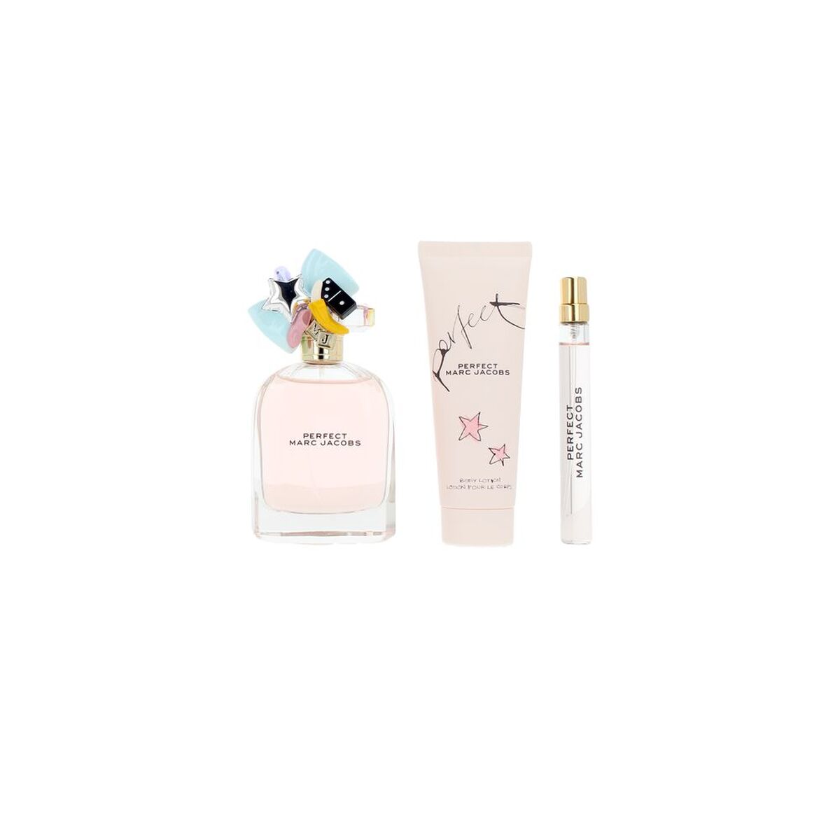 Parfumesæt til kvinder Marc Jacobs PERFECT 3 stykker til kvinder produktemballage