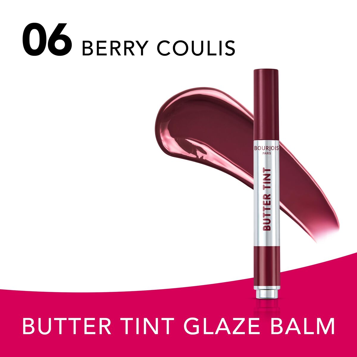 Læbestift Bourjois BUTTER TINT LIP GLAZE 2 g makeup emballage