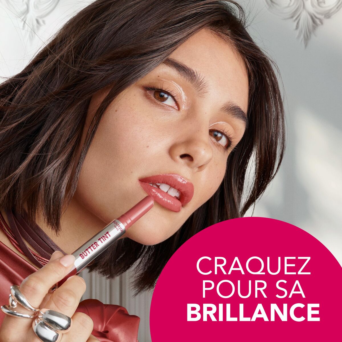 Læbestift Bourjois BUTTER TINT LIP GLAZE 2 g makeup emballage