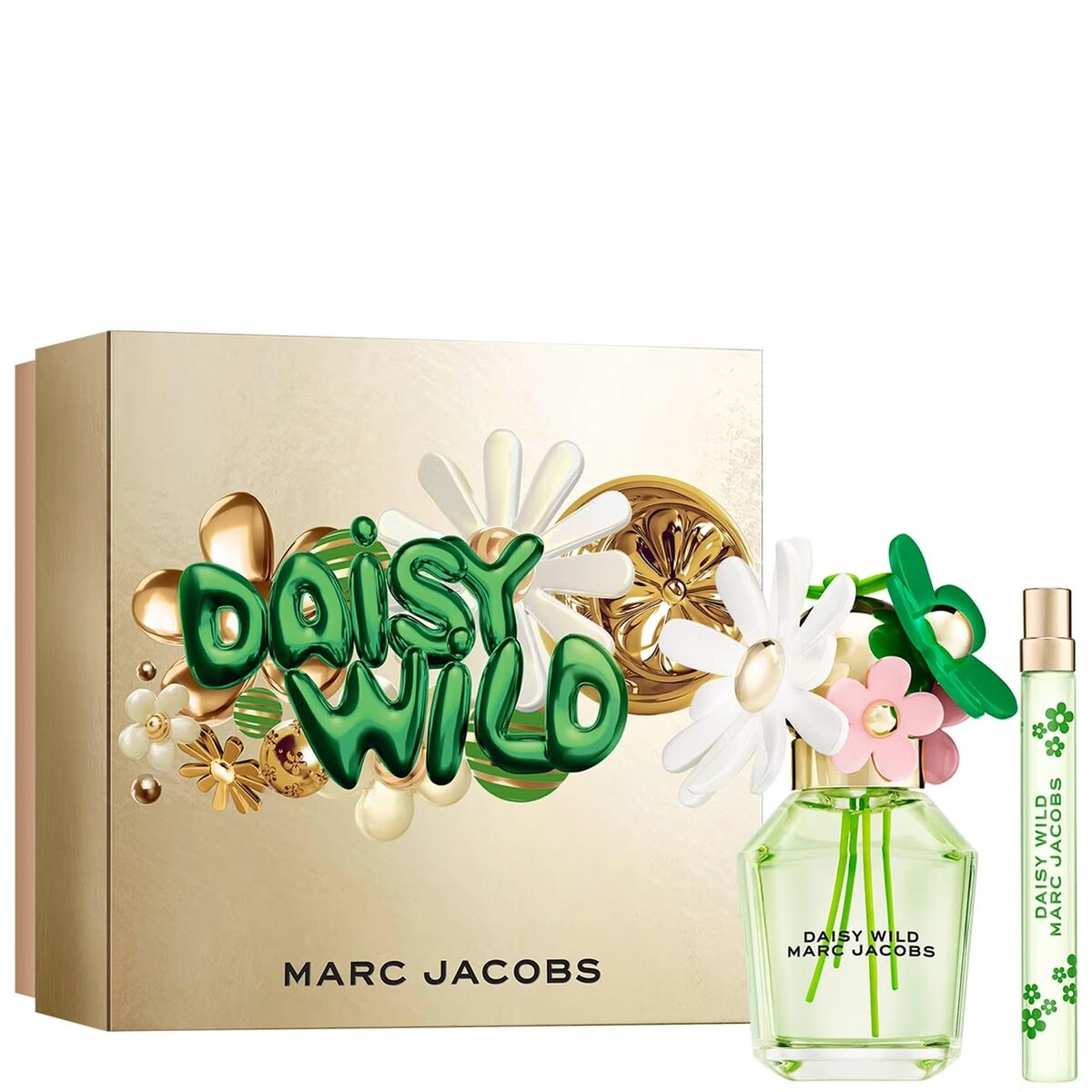 Parfumesæt til kvinder Marc Jacobs DAISY WILD 2 stykker til kvinder produktemballage