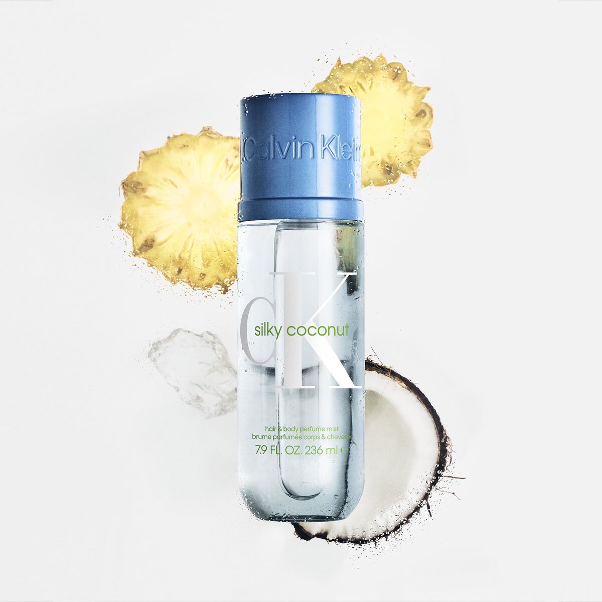 Body Mist Calvin Klein CK SILKY COCONUT 236 ml produktemballage
