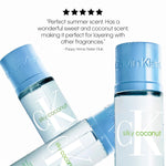 Body Mist Calvin Klein CK SILKY COCONUT 236 ml produktemballage