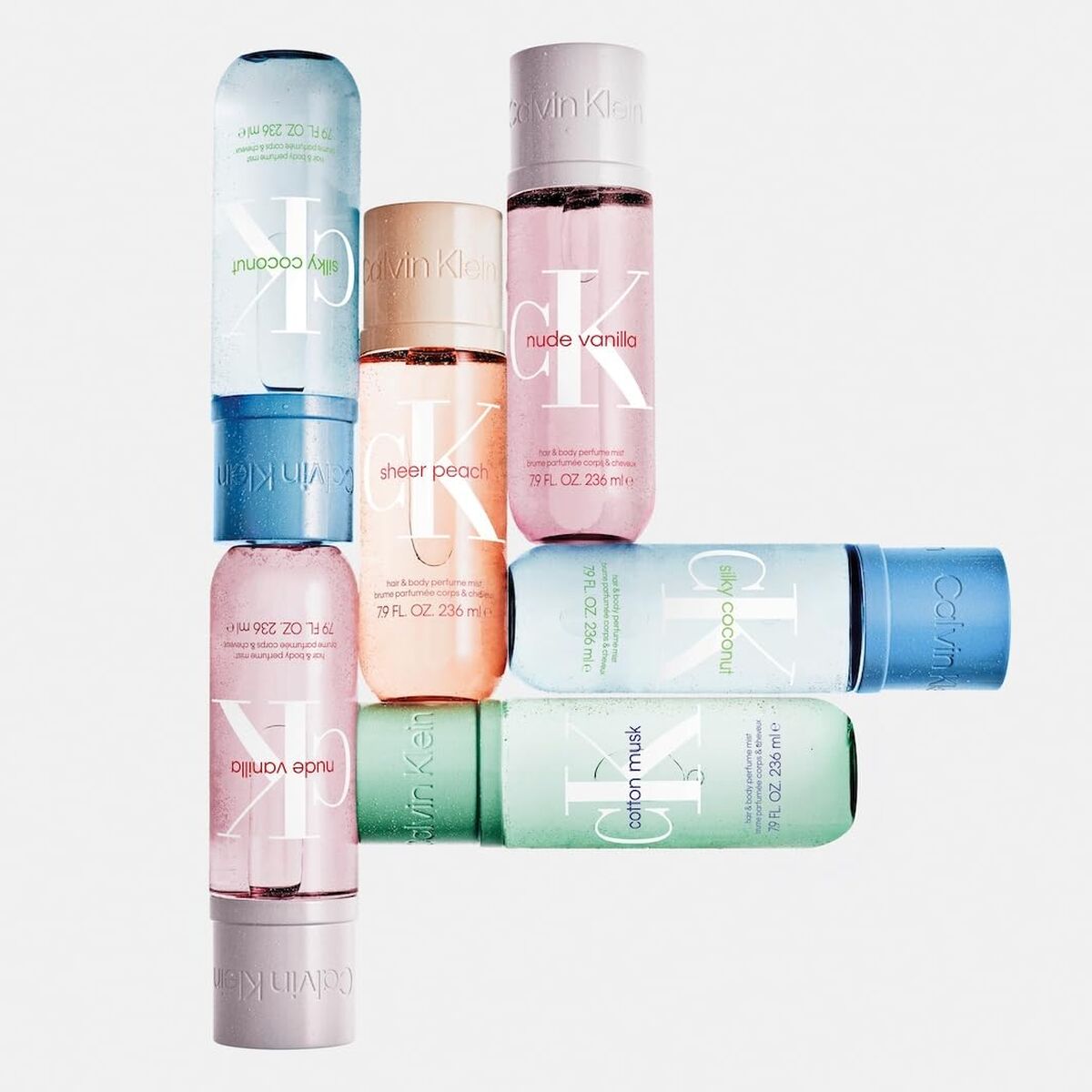 Body Mist Calvin Klein CK SILKY COCONUT 236 ml produktemballage
