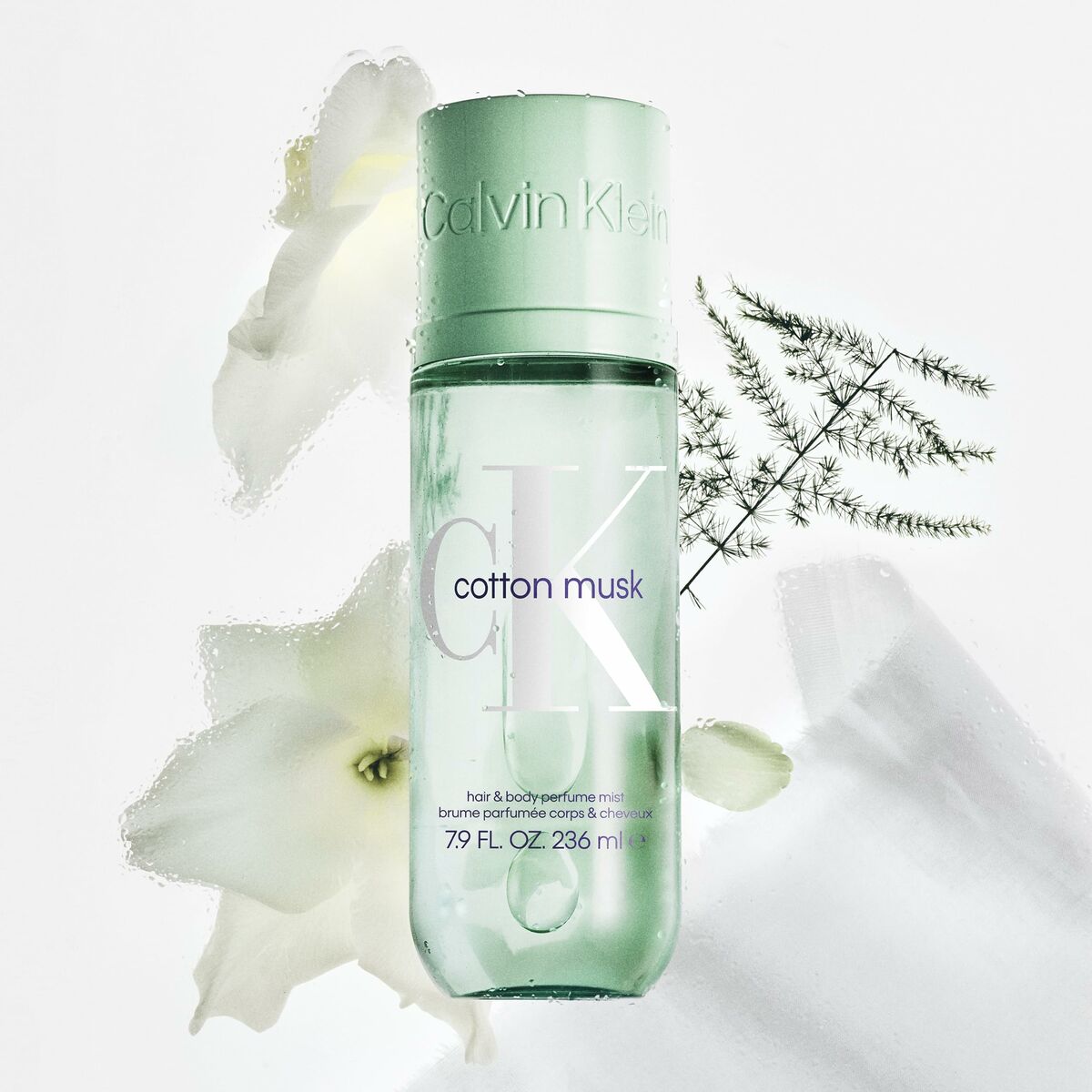 Body Mist Calvin Klein CK COTTON MUSK 236 ml produktemballage