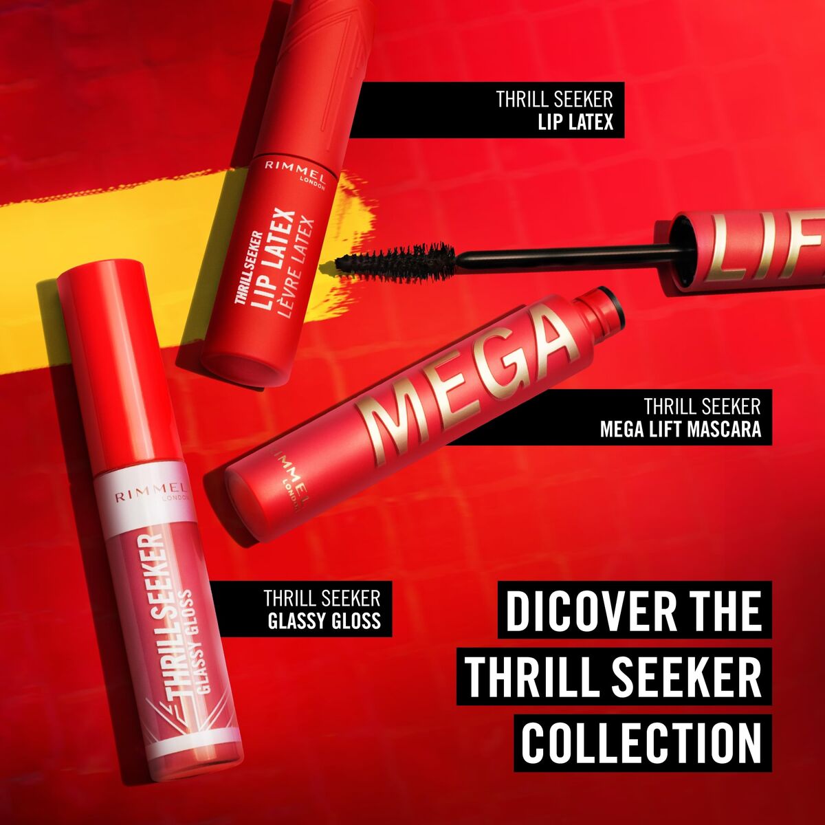 Make-up sæt Rimmel London WONDER 'VOLUME THRILL SEEKER produktemballage