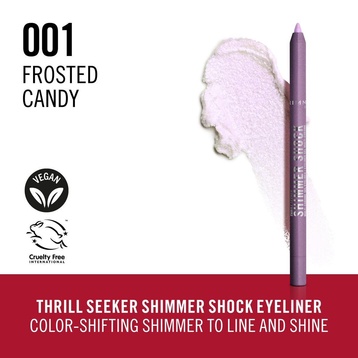 Make-up sæt Rimmel London SHIMMER SHOCK produktemballage