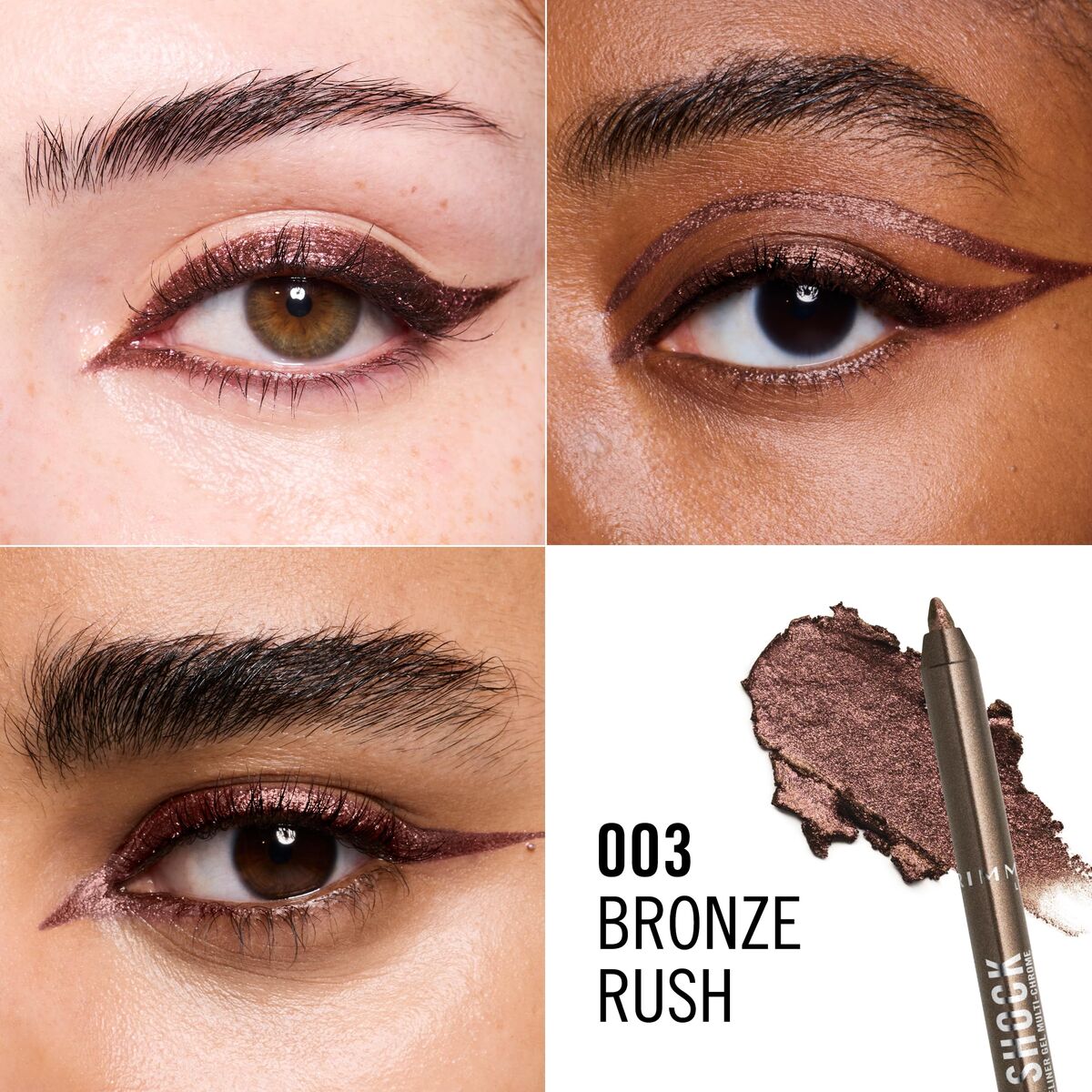 Make-up sæt Rimmel London SHIMMER SHOCK til kvinder produktemballage