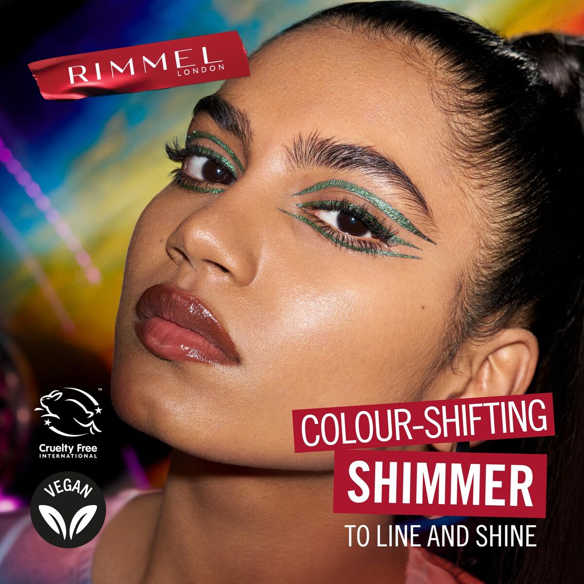 Make-up sæt Rimmel London SHIMMER SHOCK til kvinder produktemballage