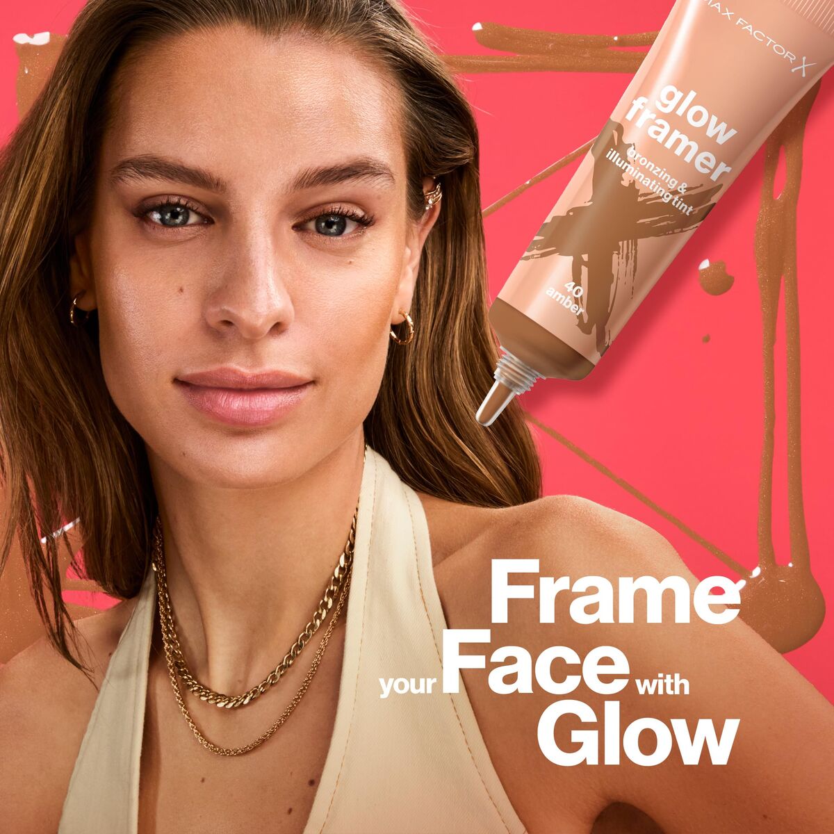 MakeUp Set Max Factor GLOW FRAMER produktemballage