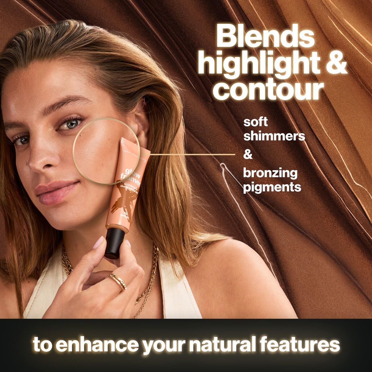 MakeUp Set Max Factor GLOW FRAMER produktemballage