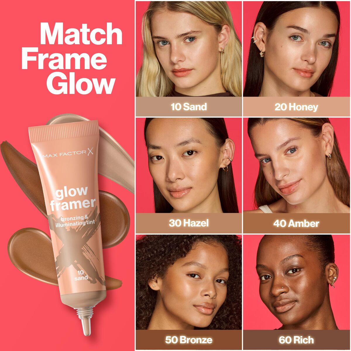 MakeUp Set Max Factor GLOW FRAMER produktemballage