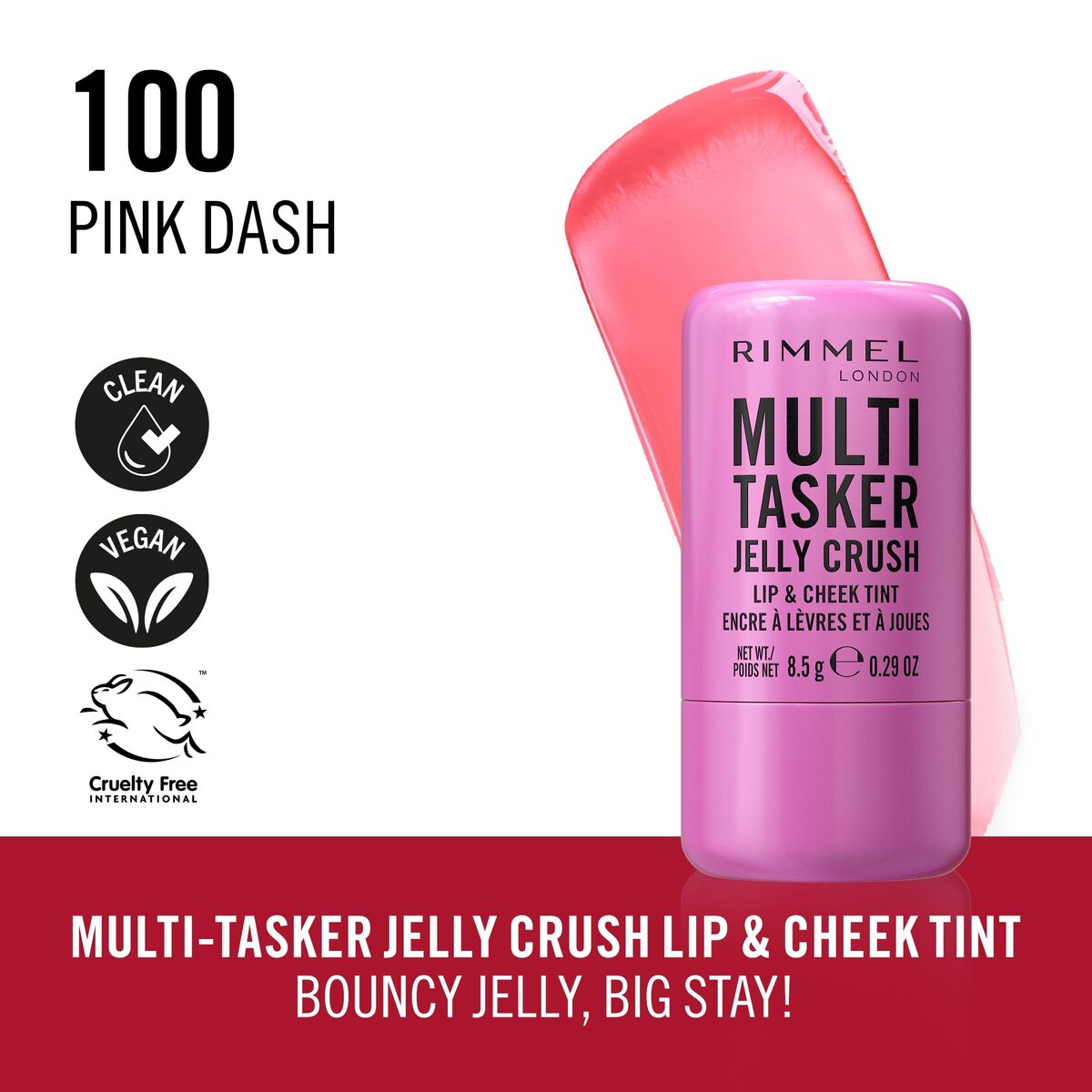 Læbestift Rimmel London THE MULTI-TASKER makeup-emballage