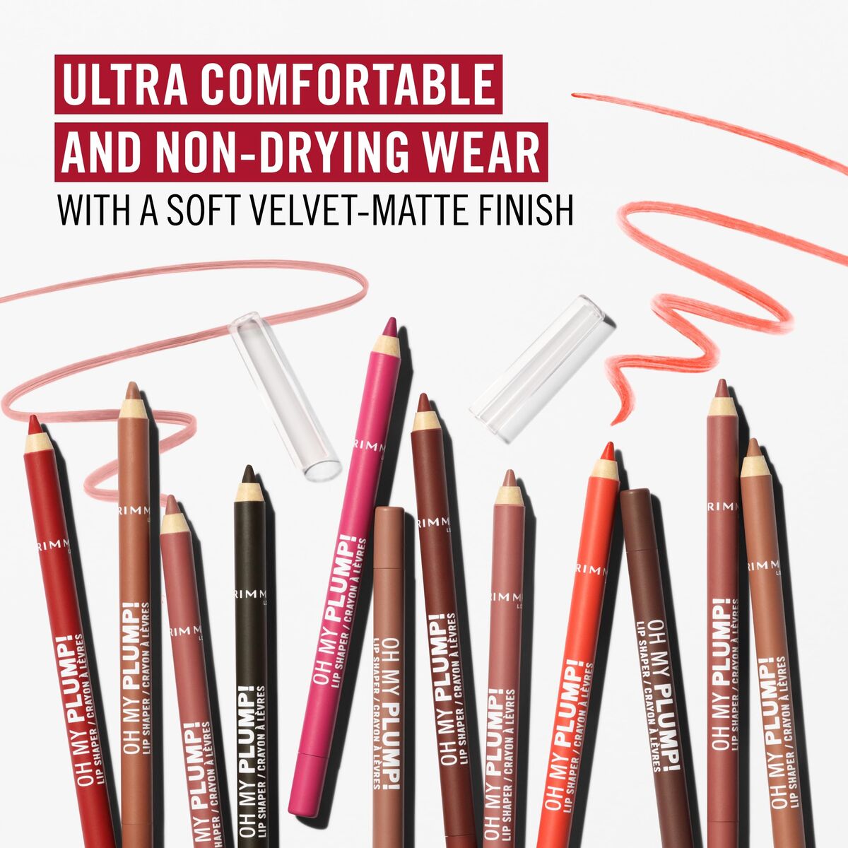Læbestift Rimmel London OH MY PLUMP! 1,2 g 1,2 g makeup emballage