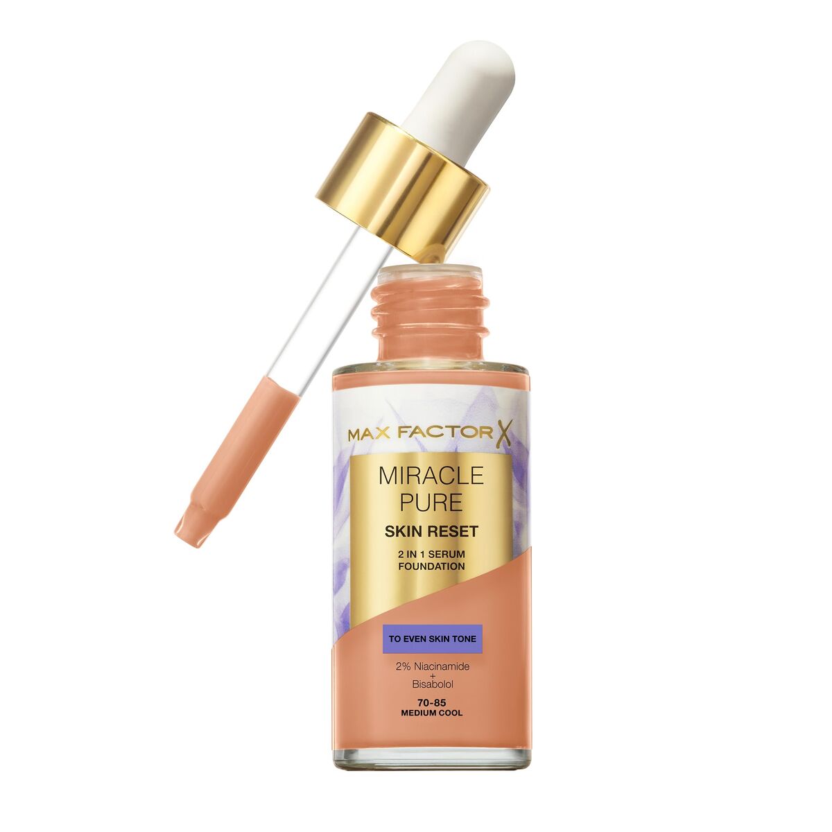 Ansigtscreme Max Factor MIRACLE PURE 30 ml til kvinders hudplejeemballage
