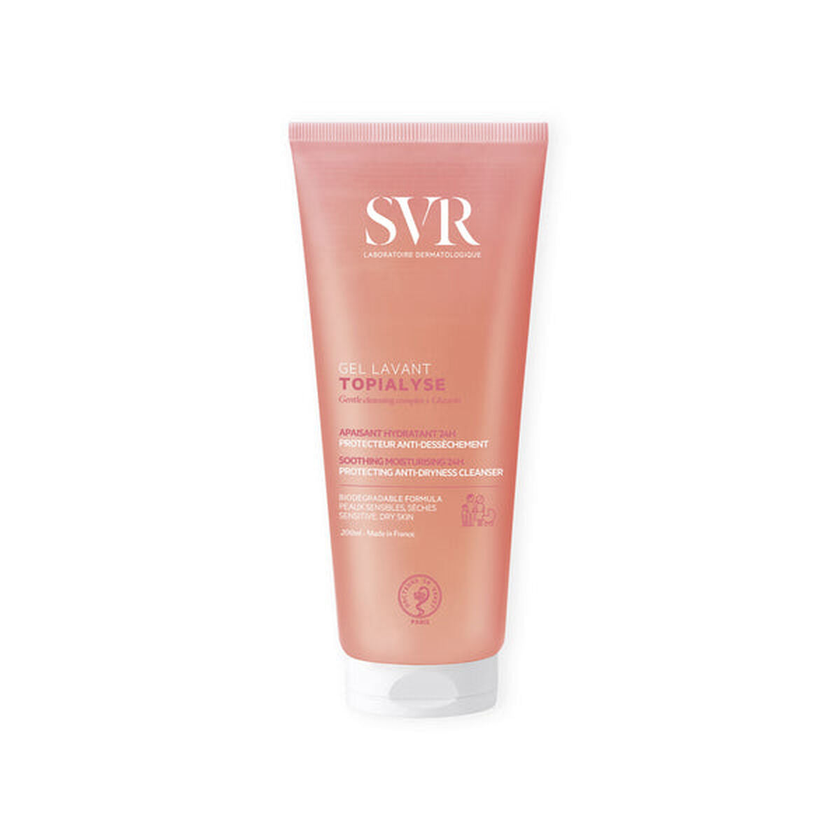 Cleansing Gel SVR Topialyse 200 ml til kvinder hudpleje emballage
