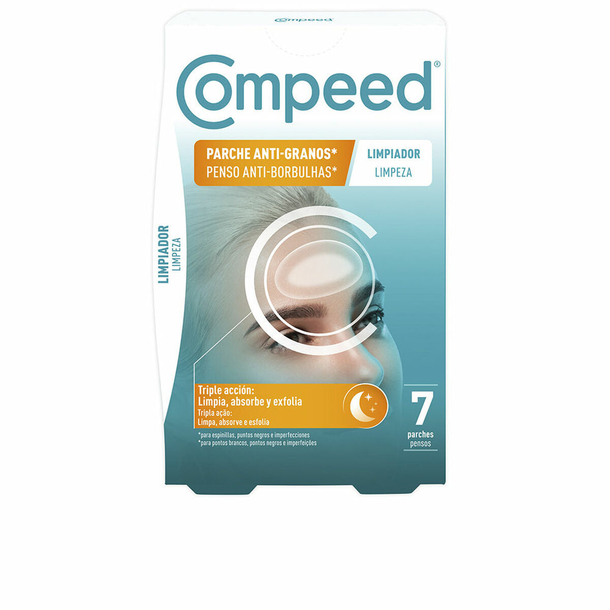 Ansigtsrens Compeed Granos Patch (7 enheder) hudplejeemballage