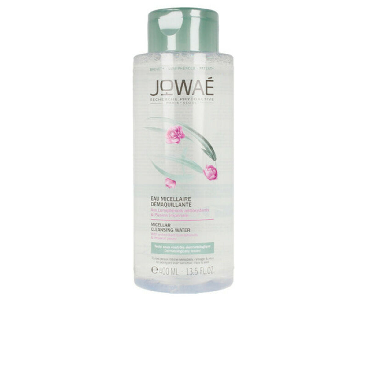Make Up Remover Micellar Water Jowaé Cleansing 400 ml produktemballage