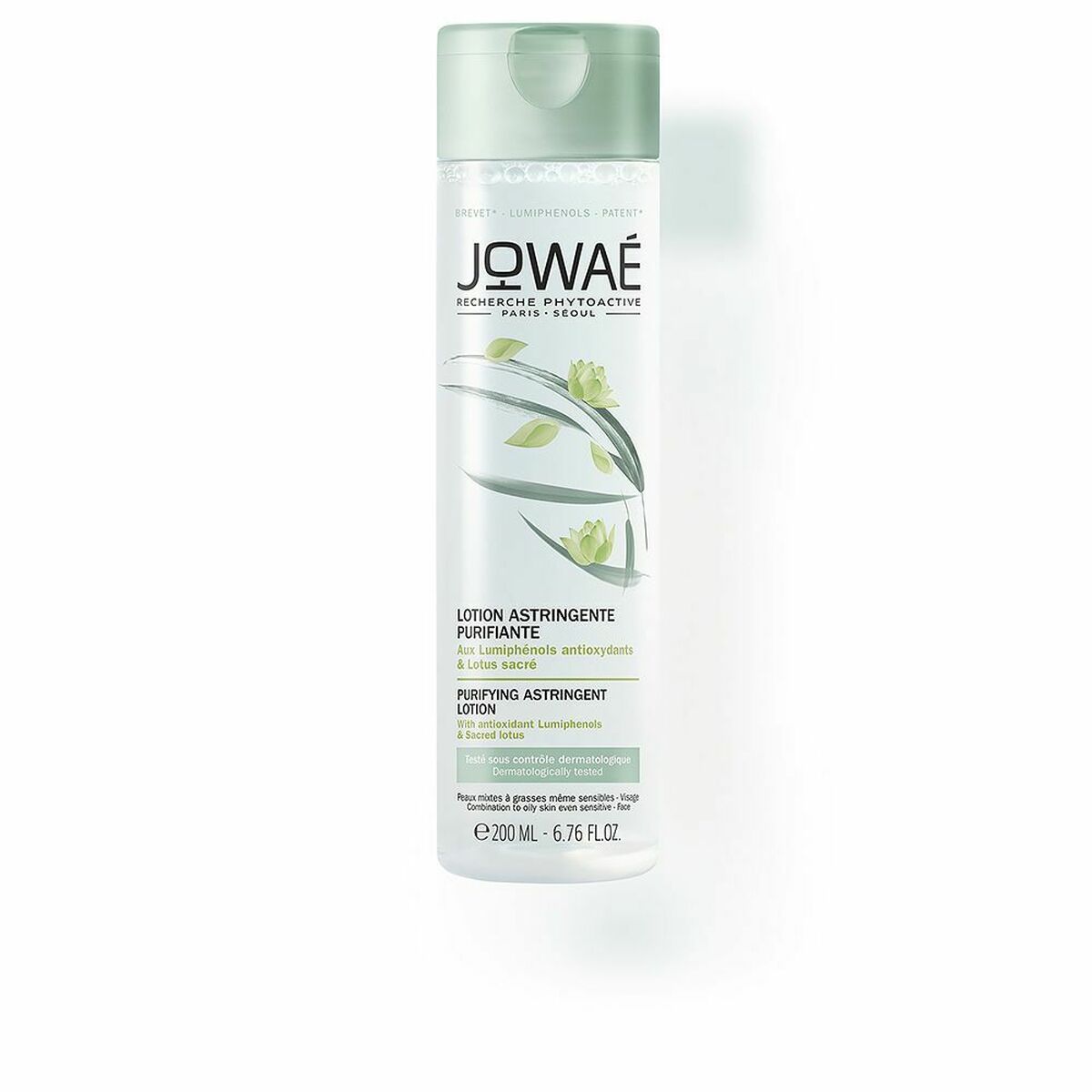 Purifying Lotion Jowaé Purifying Astringent 200 ml hudplejeemballage