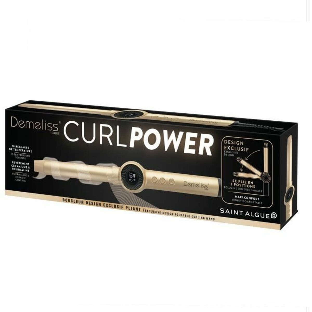 Curling Tongs Saint-Algue Demeliss Curl Power produktemballage