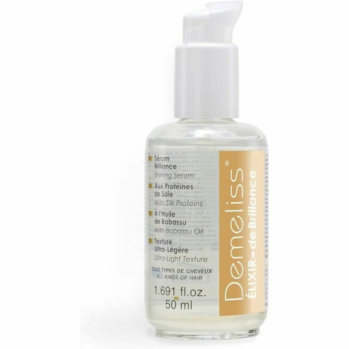 Glattejern Saint-Algue Demeliss Gold Love 25 x 120 mm 2-i-1 produktemballage