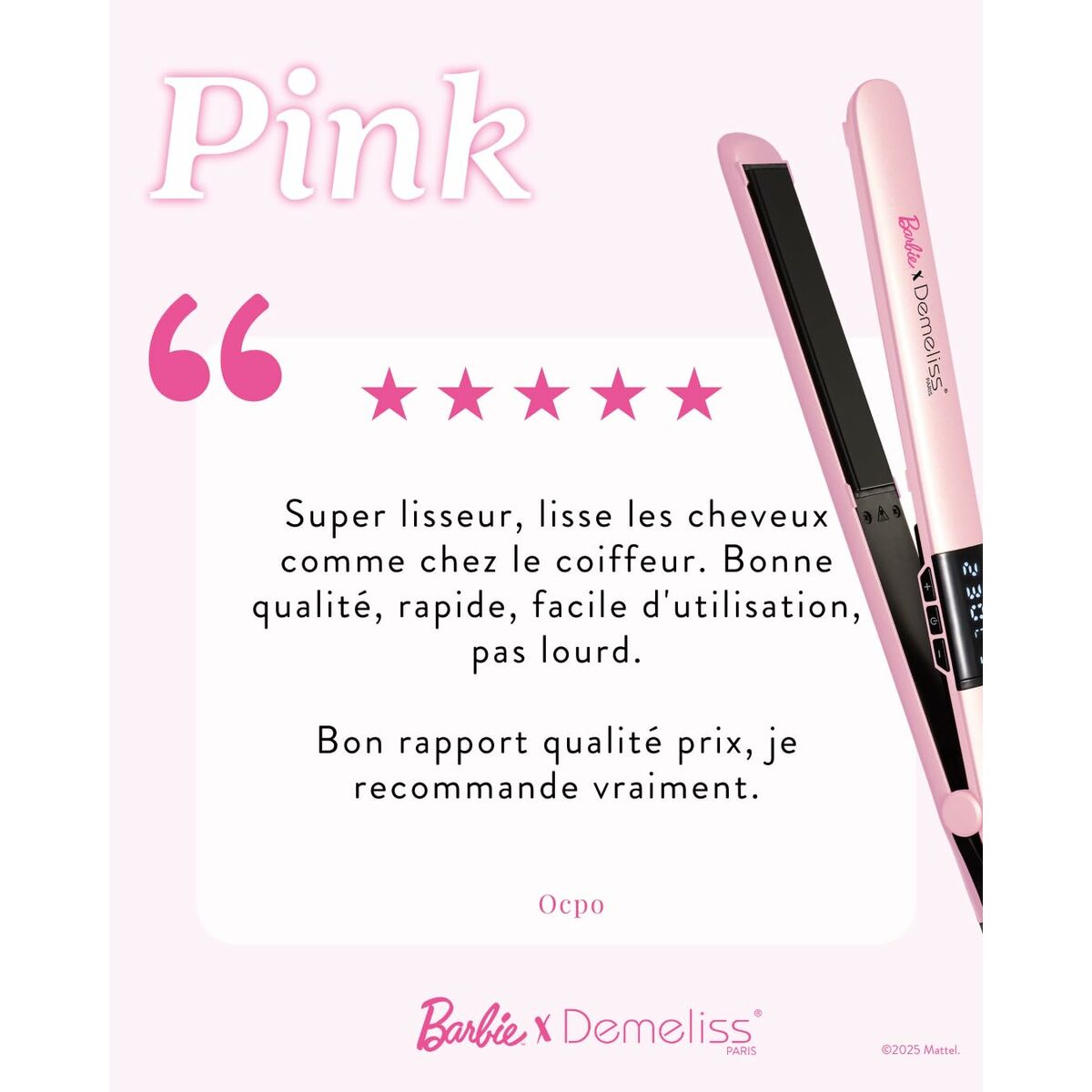 Glattejern Demeliss Pink produktemballage