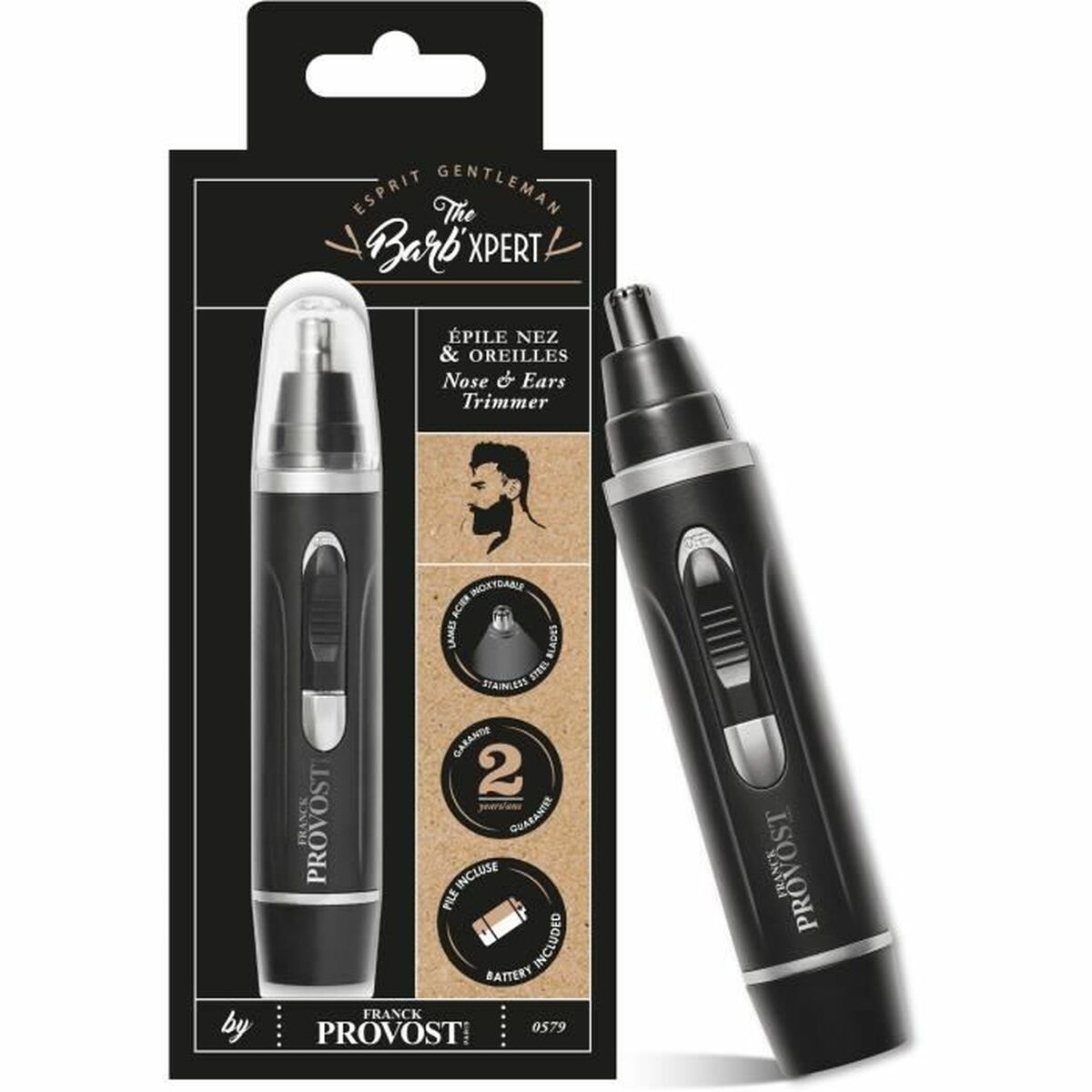 Hårklipper/barbermaskine Franck Provost 0579 - Barb'Xpert produktemballage
