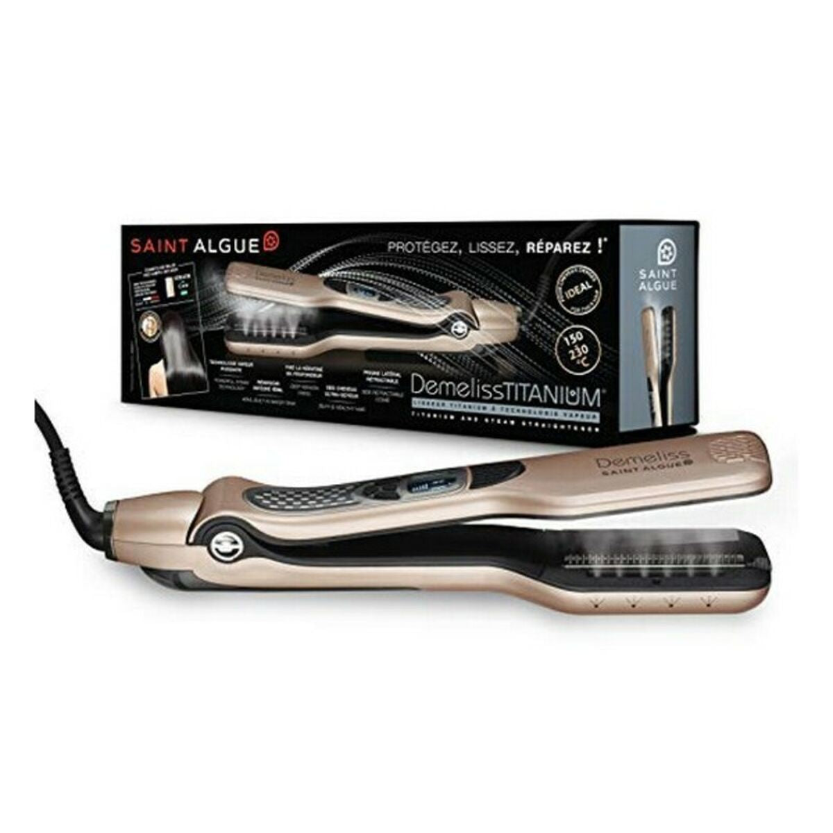 Glattejern Demeliss Titanium Saint-Algue Glattejern Demeliss Titanium Sort produktemballage