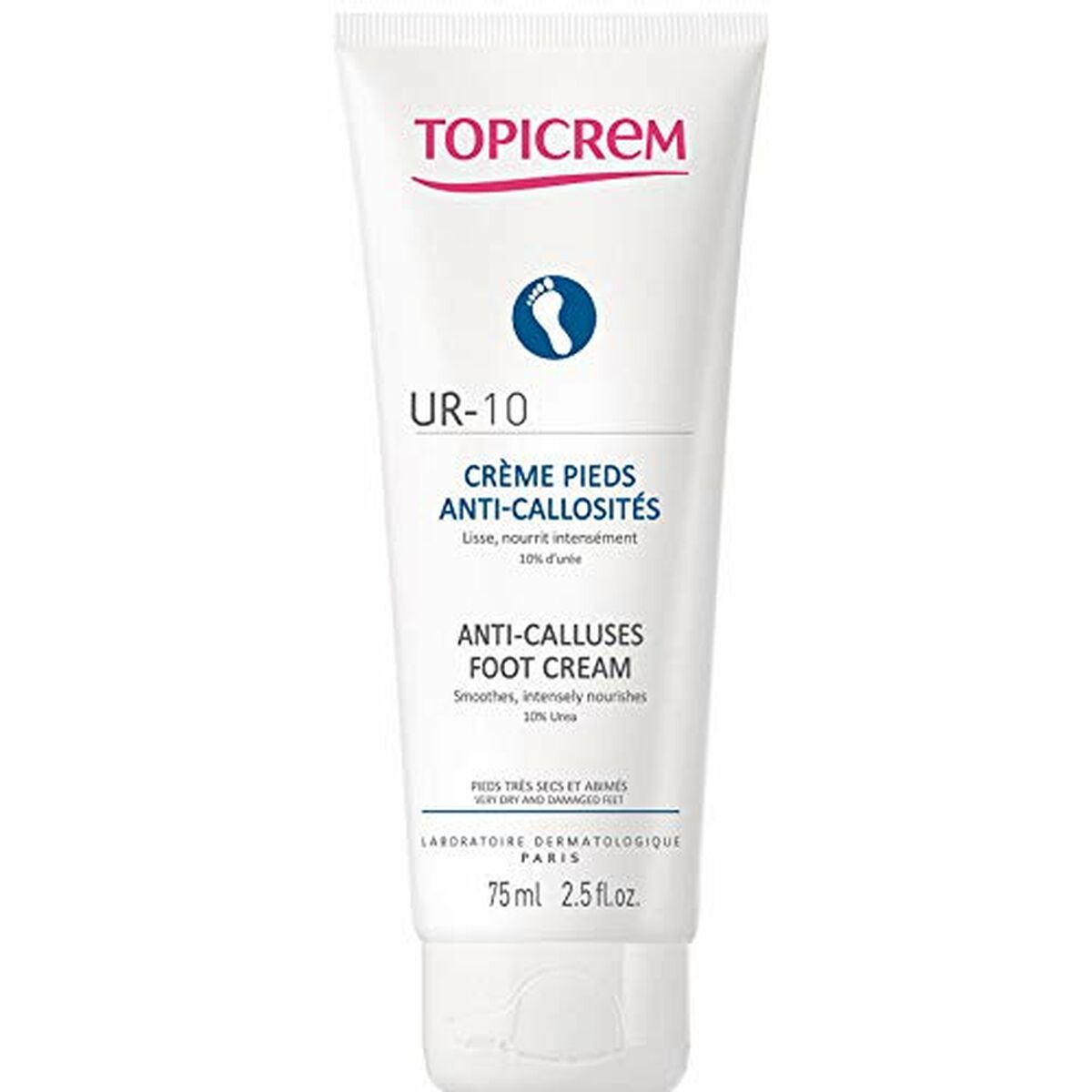 Moisturizing Foot Cream Topicrem Anti-Calluses Majspleje hudplejeemballage