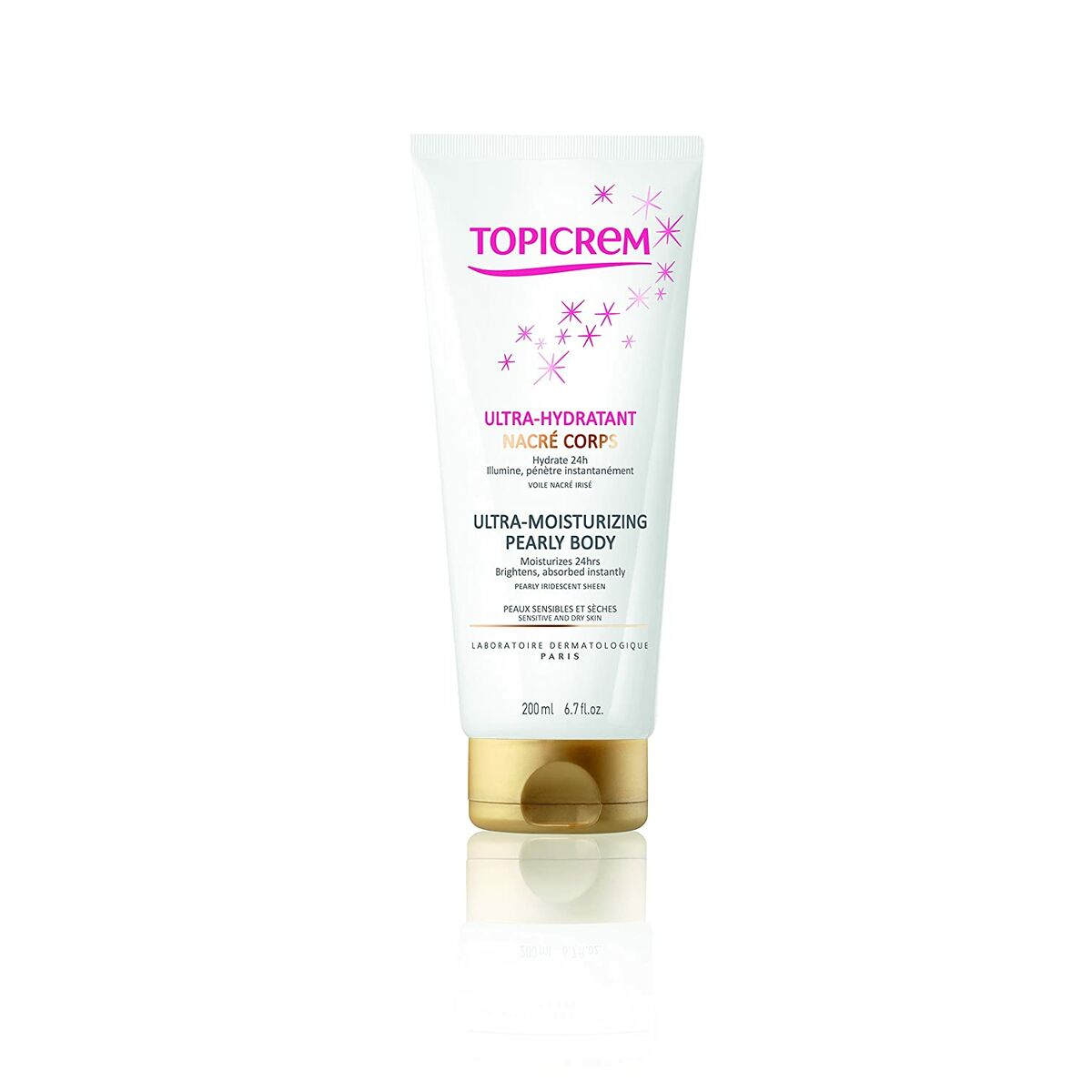 Body Cream Topicrem Pearly Body 200 ml hudplejeemballage