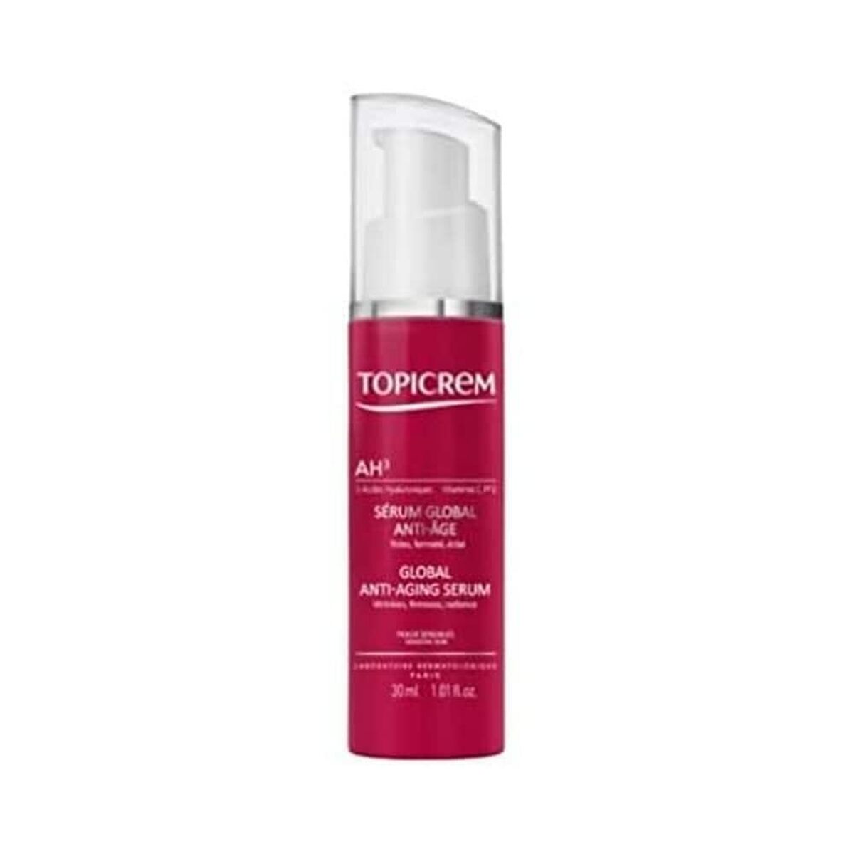 Ansigtsserum Topicrem AH3 30 ml Anti-ageing til kvinder serumflaske