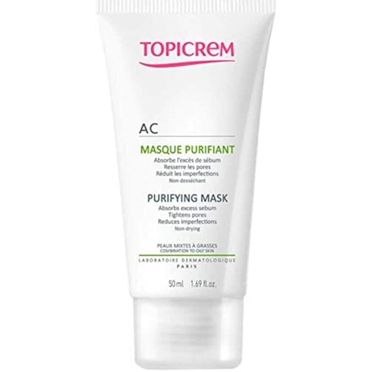 Purifying Mask Topicrem 50 ml maskeemballage