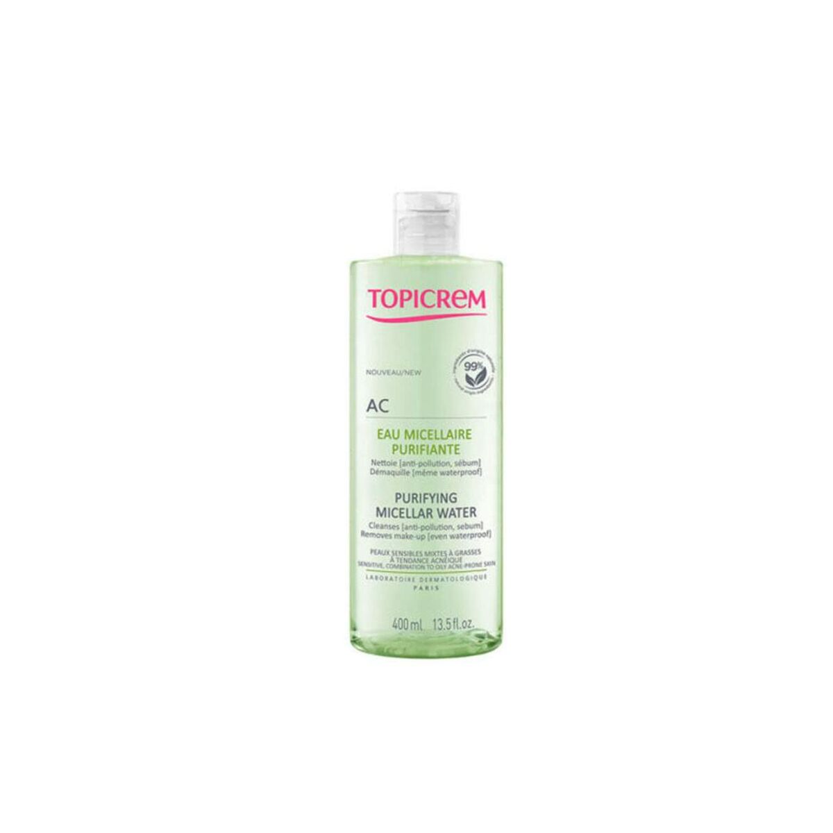Cleansing Cream Topicrem Ac 400 ml hudplejeemballage