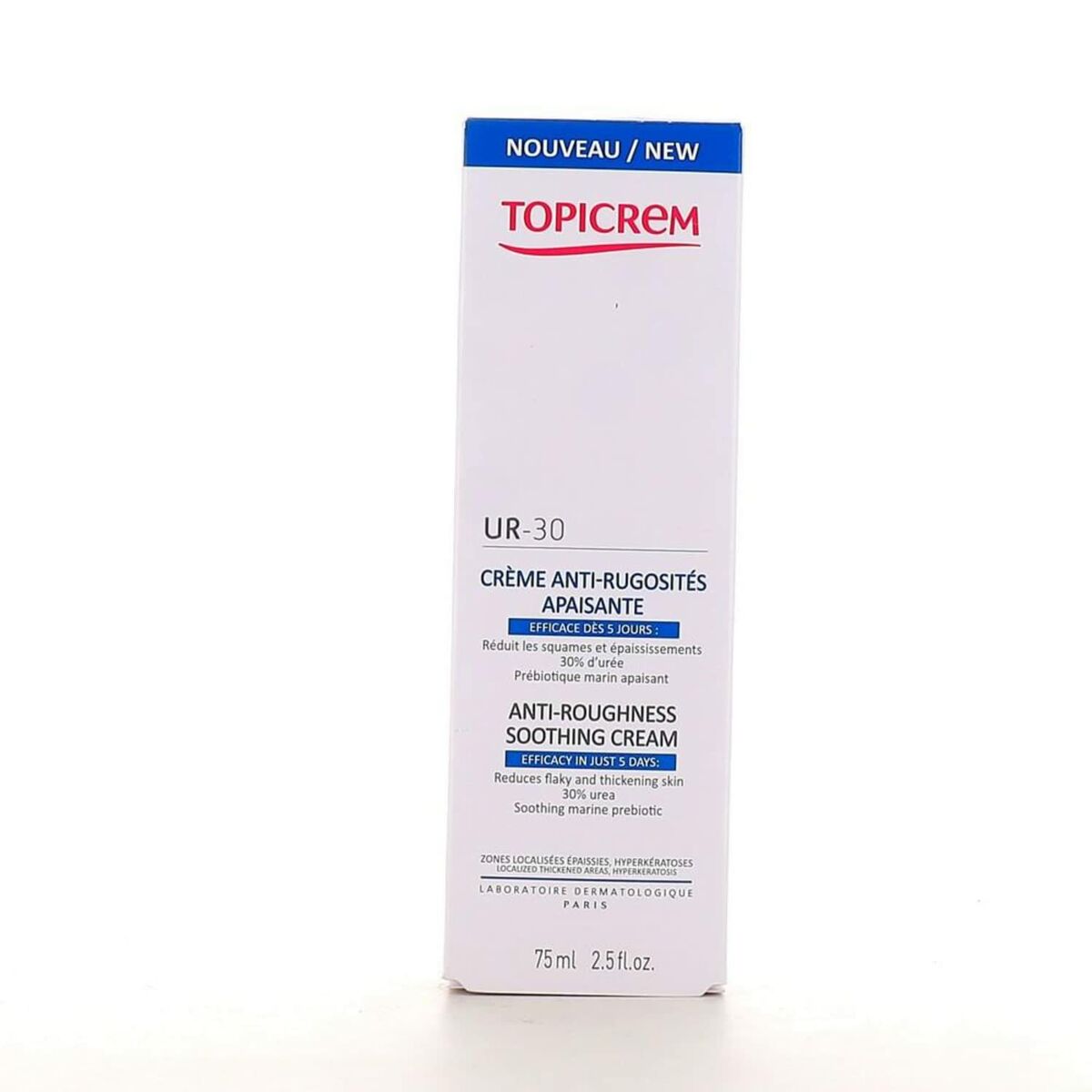 Soothing Cream Topicrem UR-30 75 ml hudplejeemballage