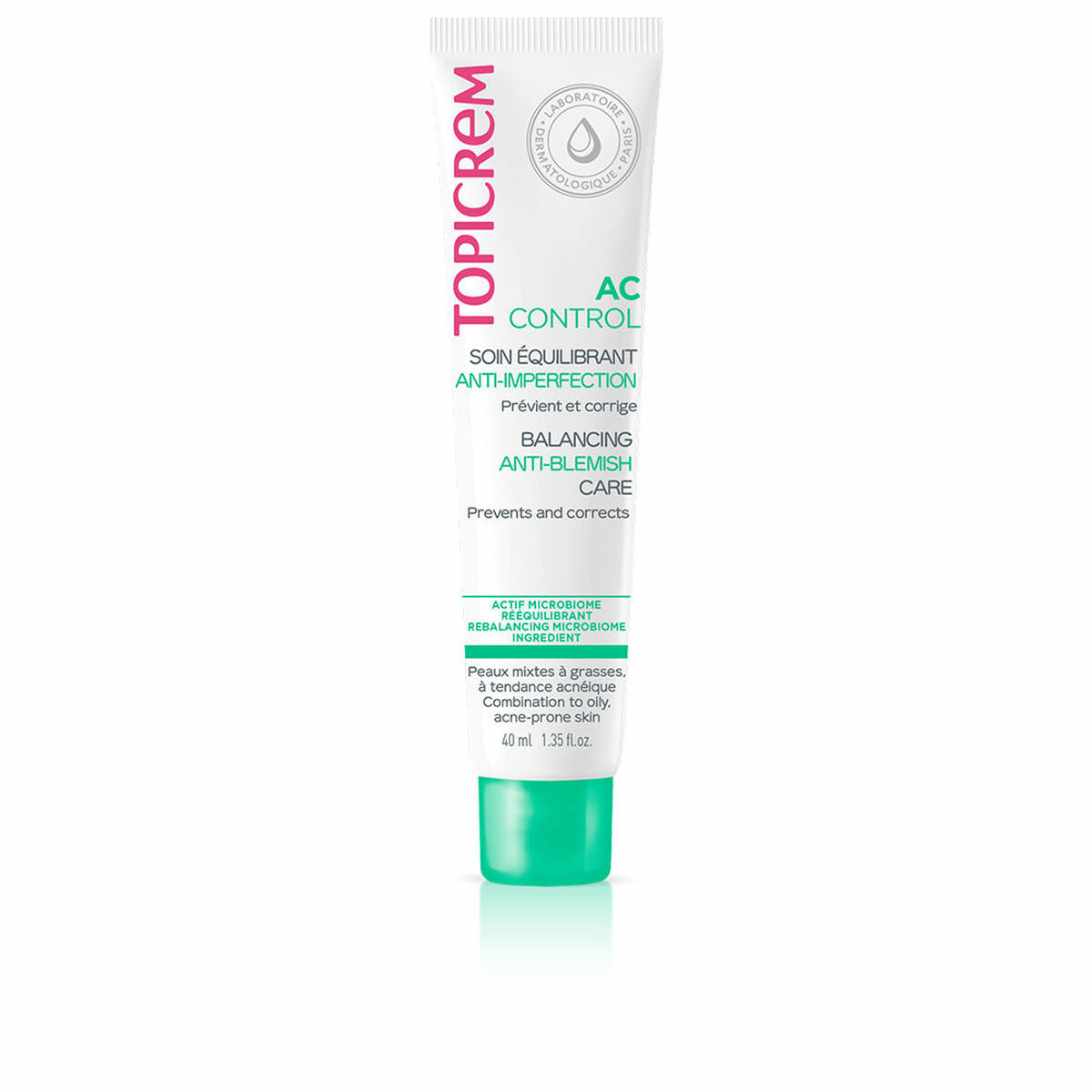 Ansigtscreme Topicrem Ac 40 ml Anti-imperfections hudplejeemballage