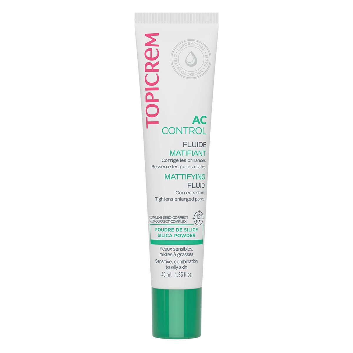Ansigtscreme Topicrem AC CONTROL 40 ml til kvinders hudplejeemballage