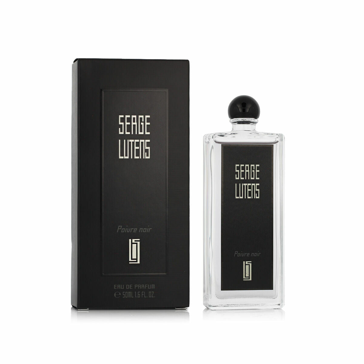 Dameparfume Serge Lutens Poivre Noir 50 ml til Dame-produktemballage
