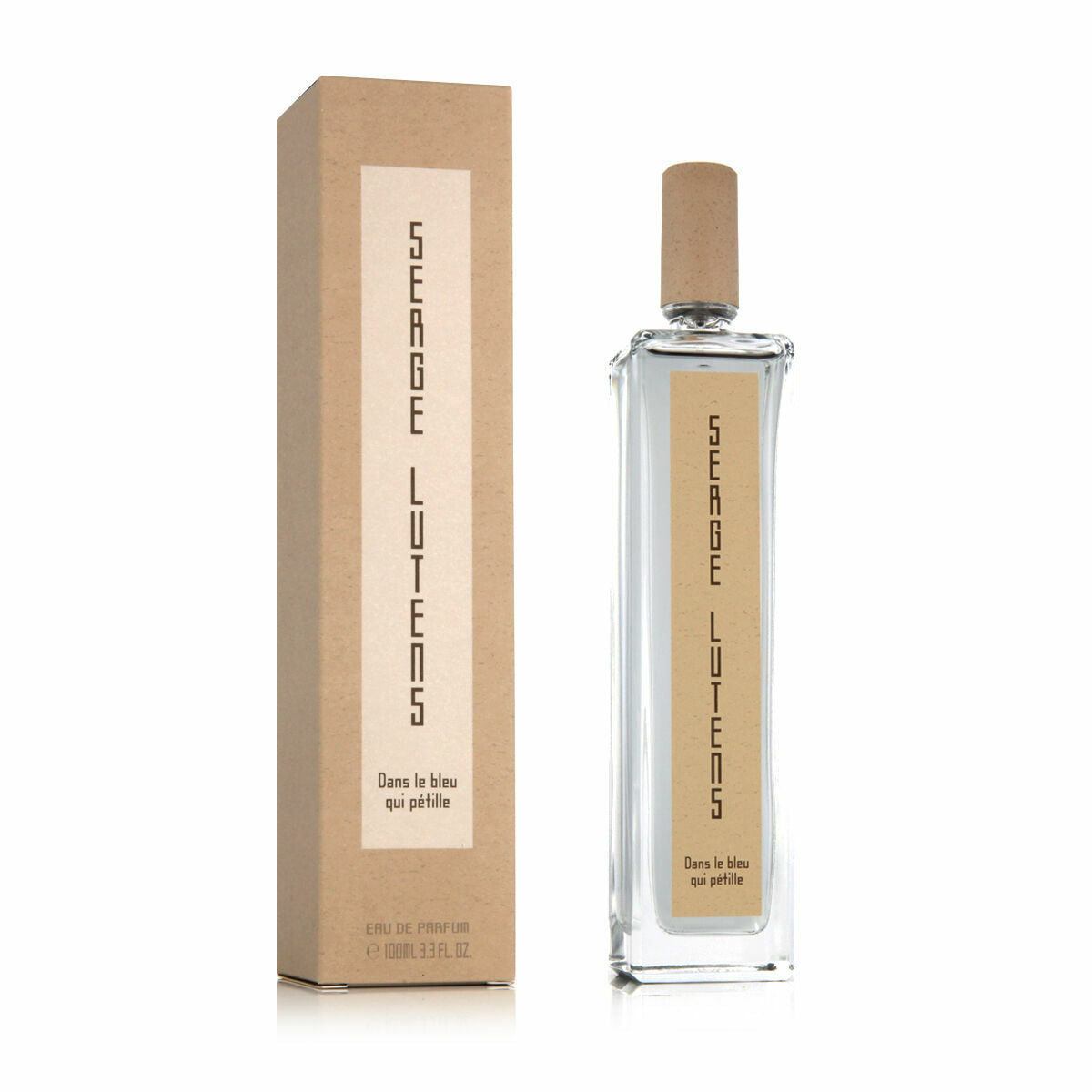 Dameparfume Serge Lutens Dans Le Bleu Qui Petille 100 ml produktemballage