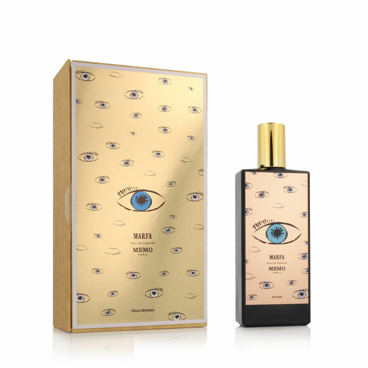 Unisex Parfume Memo Paris FLEURS BOHEMES 75 ml produktemballage