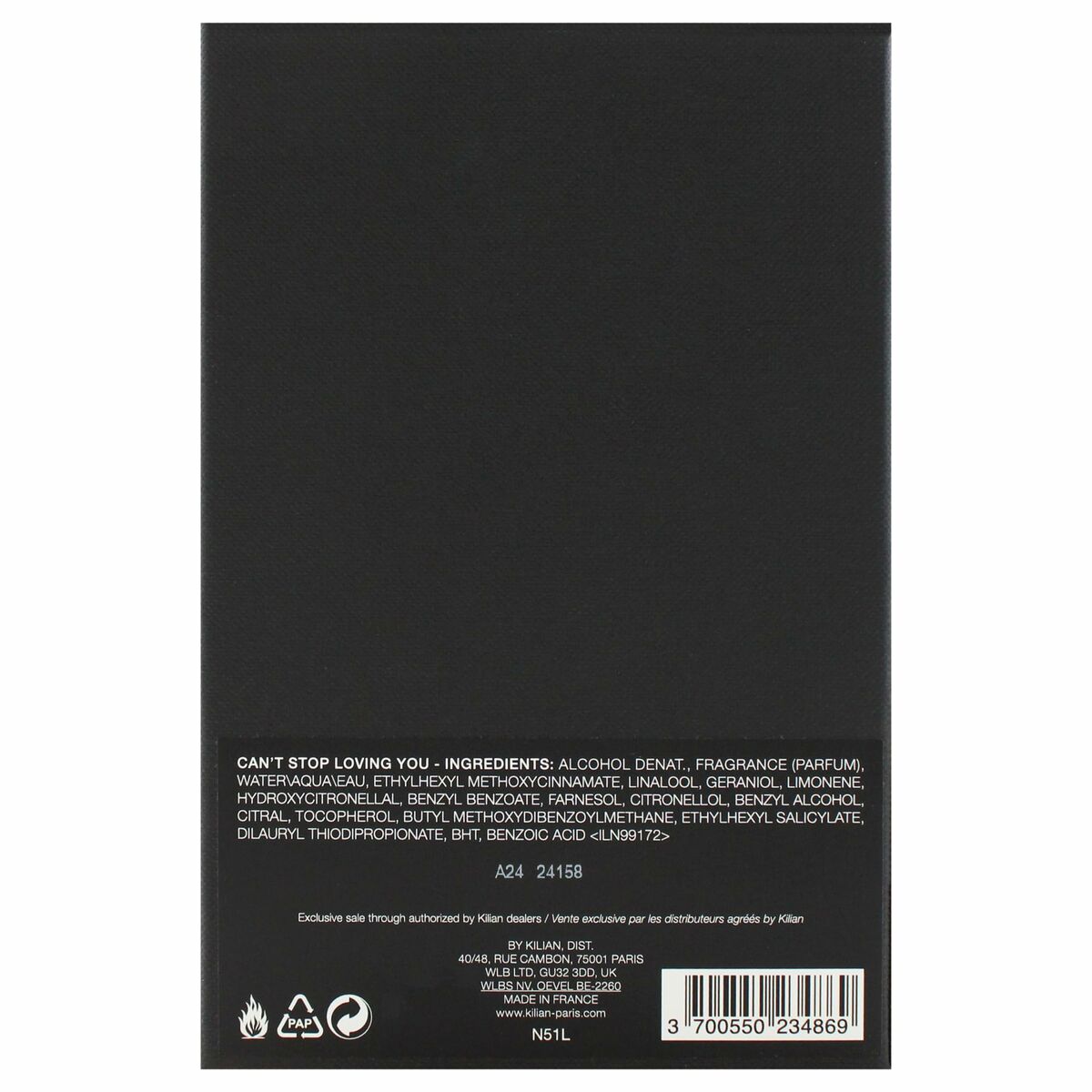 Dameparfume Kilian Can't Stop Loving You EDP til kvinder flaske