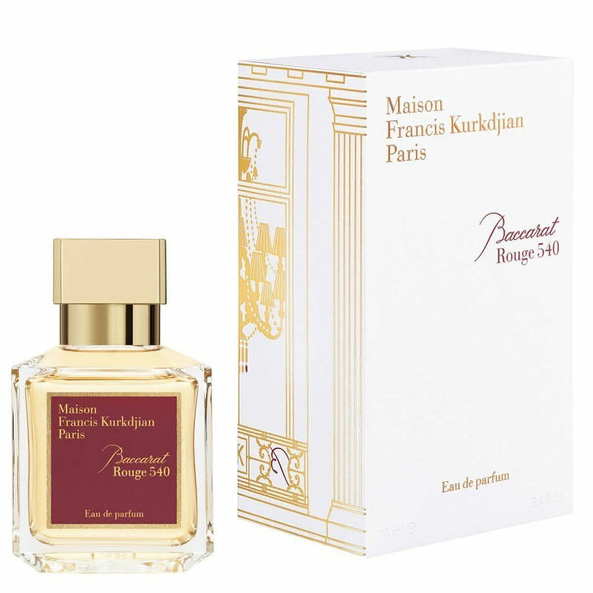 Unisex parfume Maison Francis Kurkdjian BACCARAT ROUGE 540 EDP 70 ml til kvinder flaske