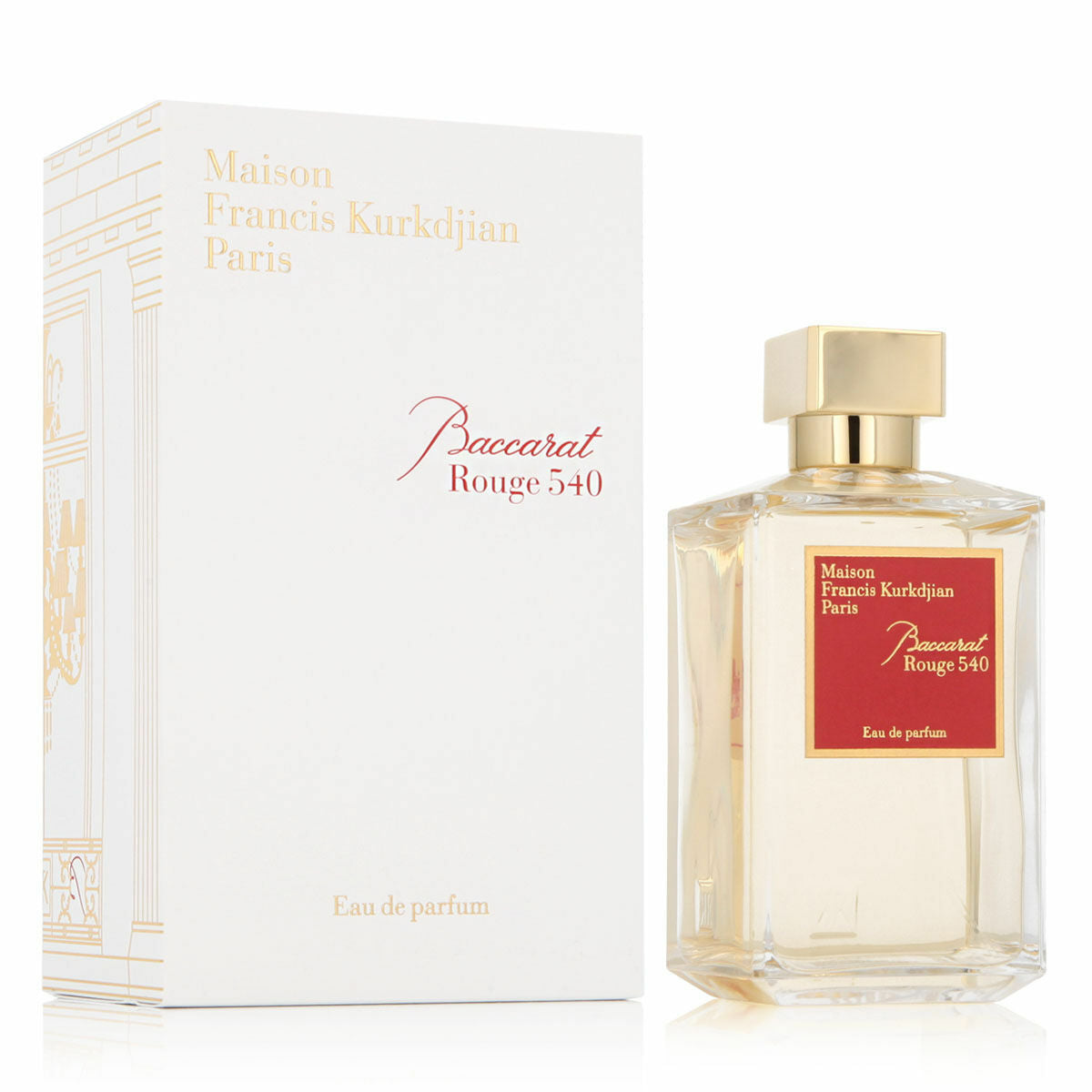 Unisex parfume Maison Francis Kurkdjian BACCARAT ROUGE 540 produktemballage