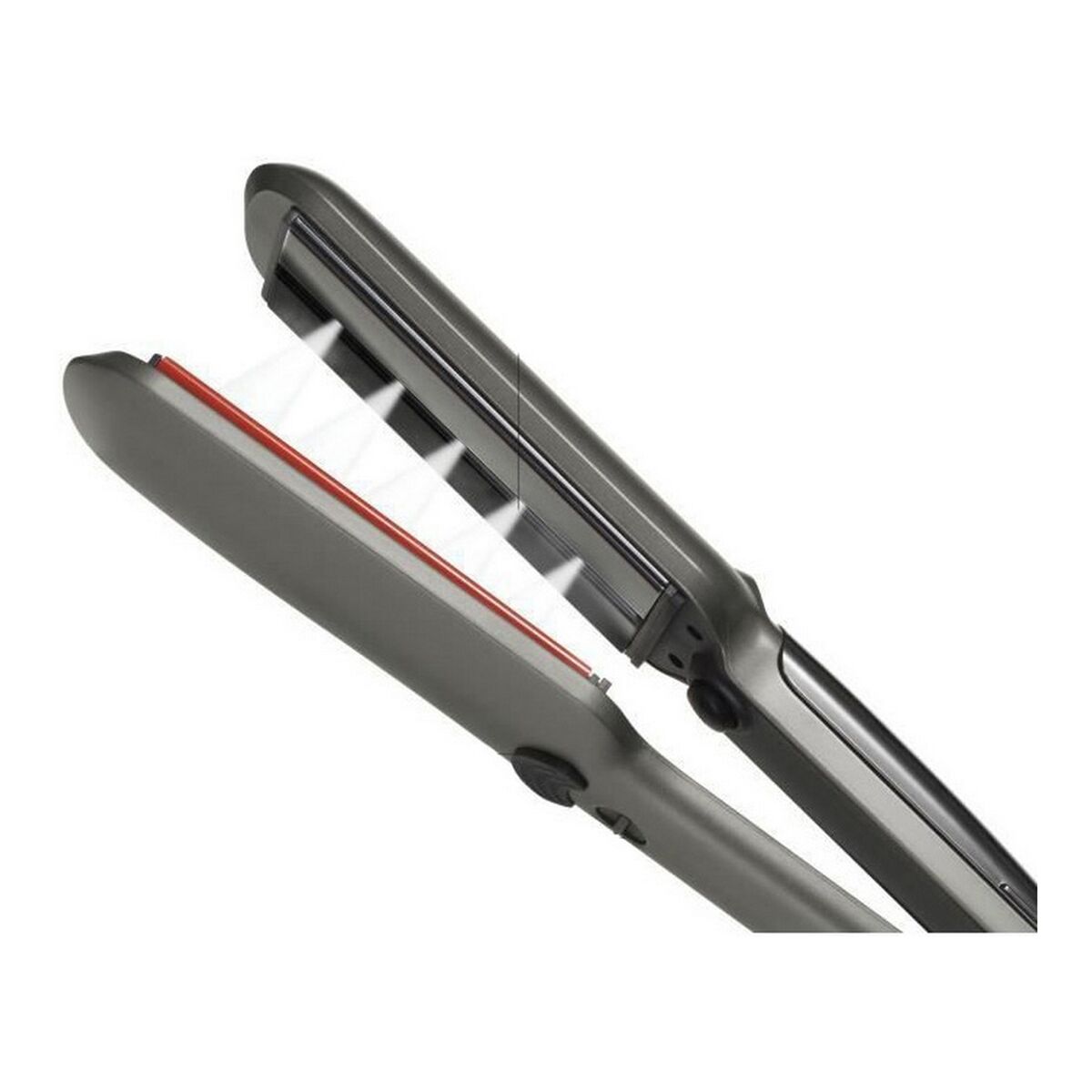 Keramisk hårstrygejern med Steam Jean Louis David produktemballage