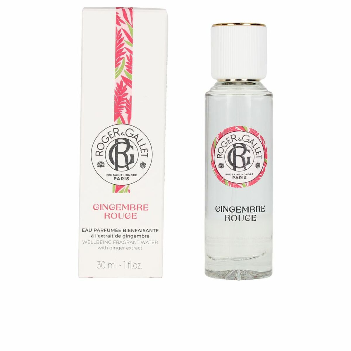 Unisex parfume Roger & Gallet Gingembre Rouge EDT 30 ml til kvinder flaske