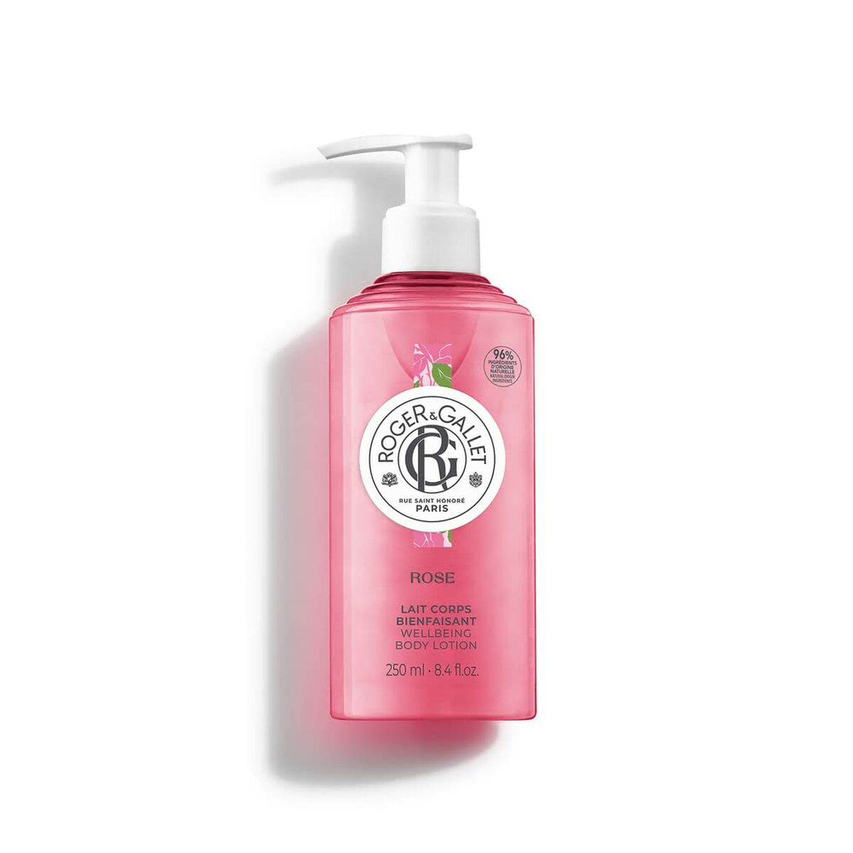 Body Lotion Roger & Gallet Rose 250 ml til kvinder hudpleje emballage