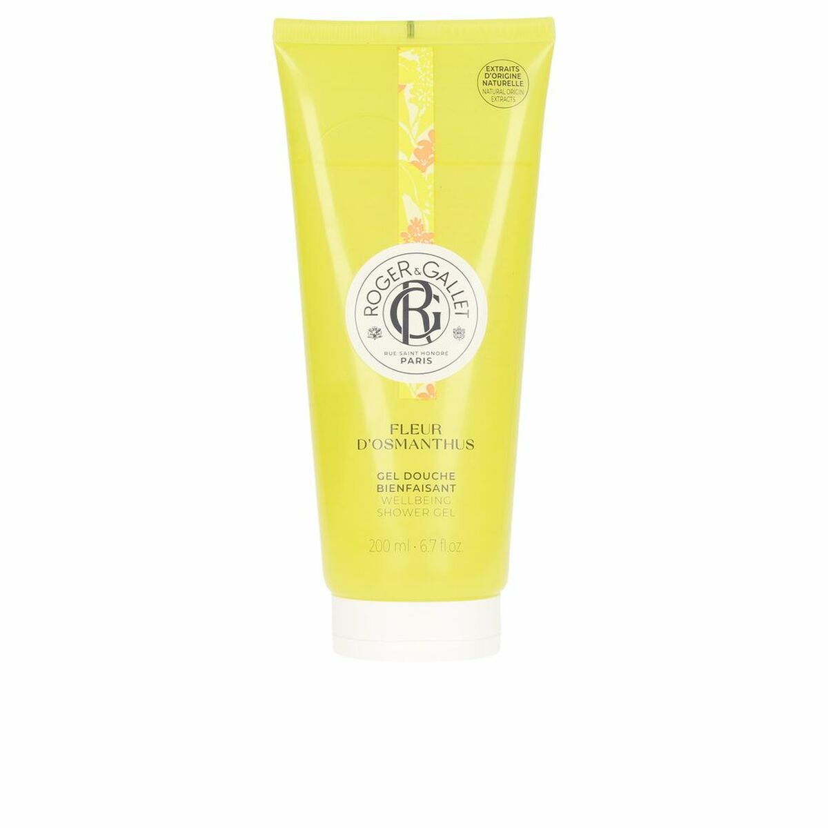Shower Gel Roger & Gallet Fleur Osmanthus 200 ml til kvinder hudpleje emballage