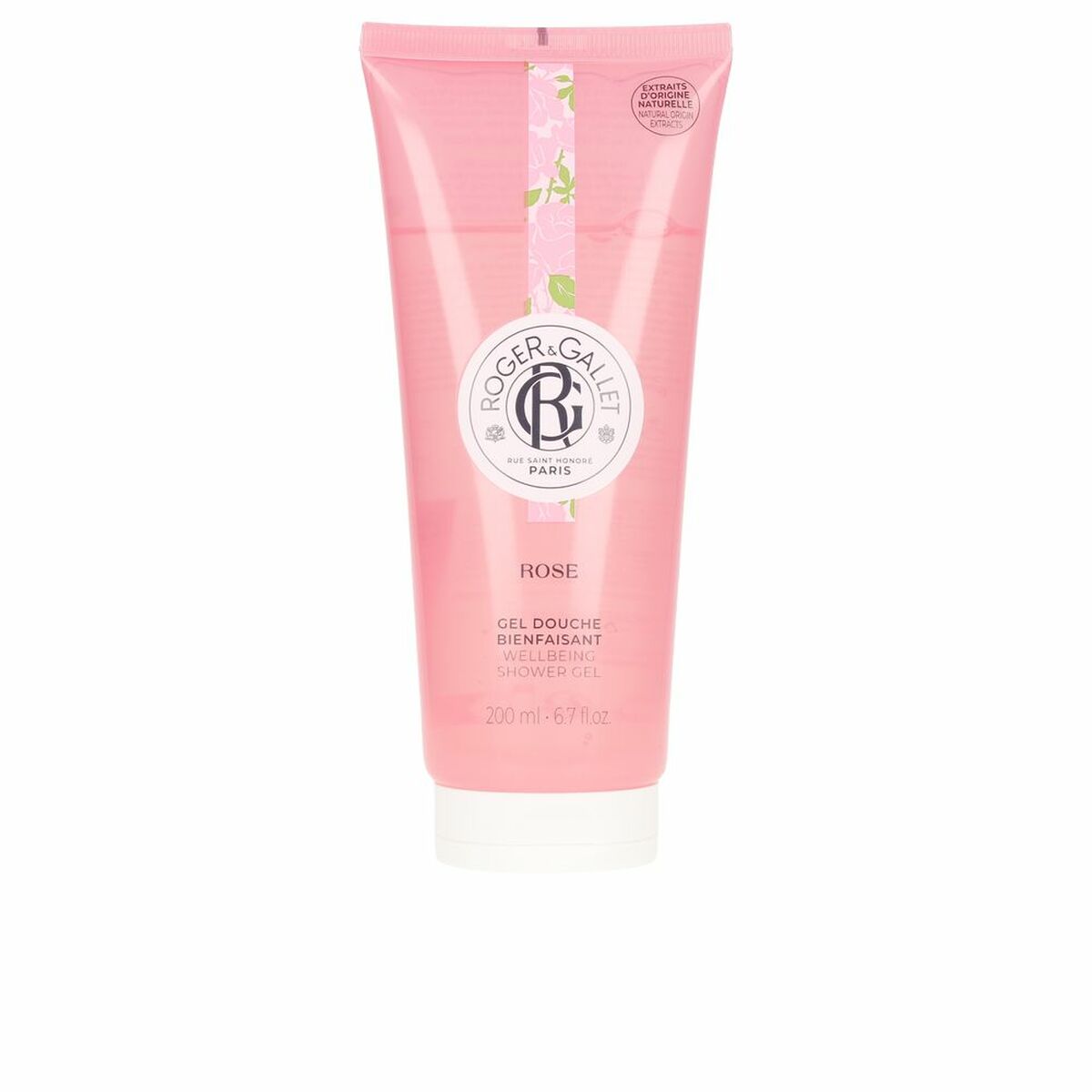 Shower Gel Roger & Gallet Rose 200 ml hudplejeemballage