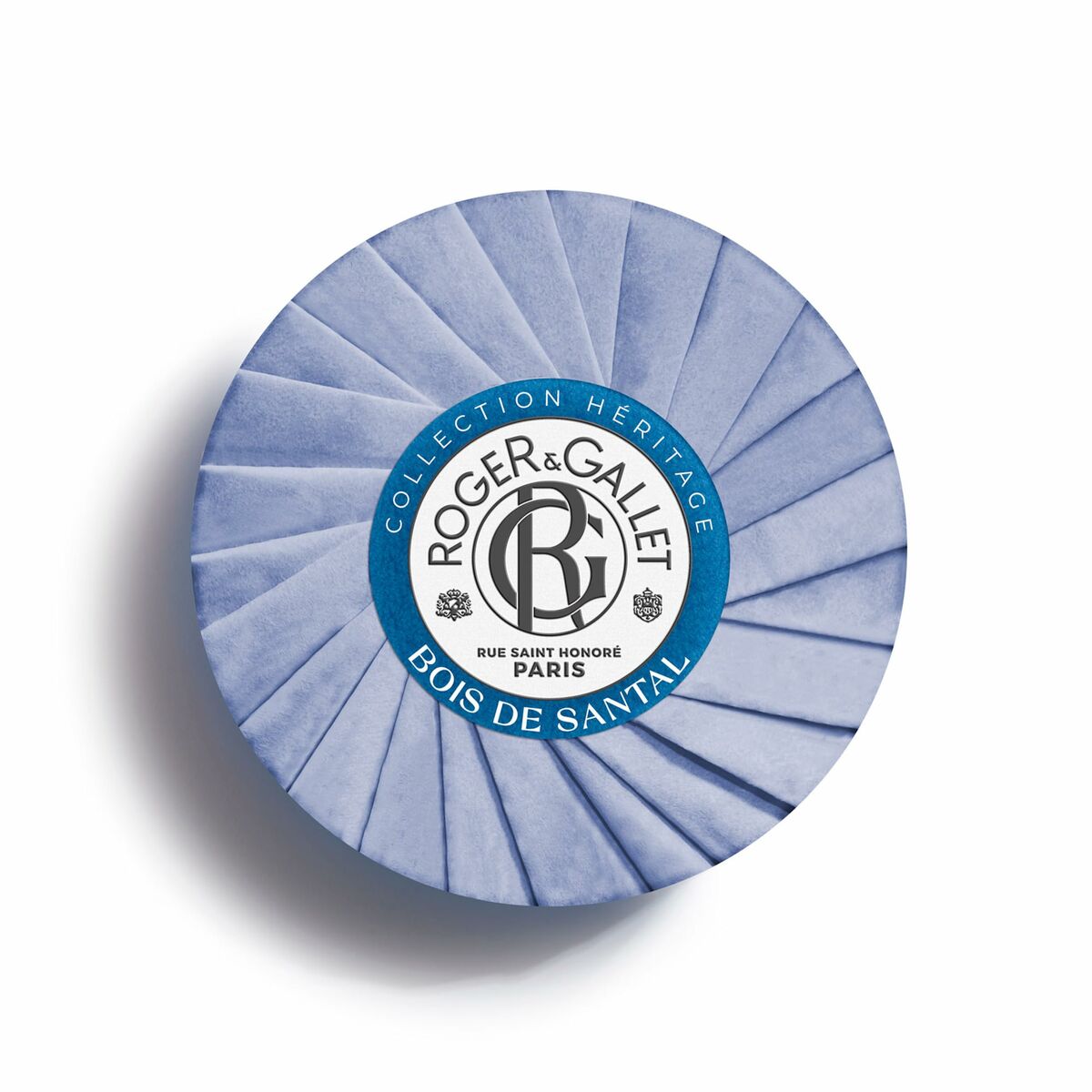 Sæbekage Roger & Gallet Bois de Santal 100 g produktemballage