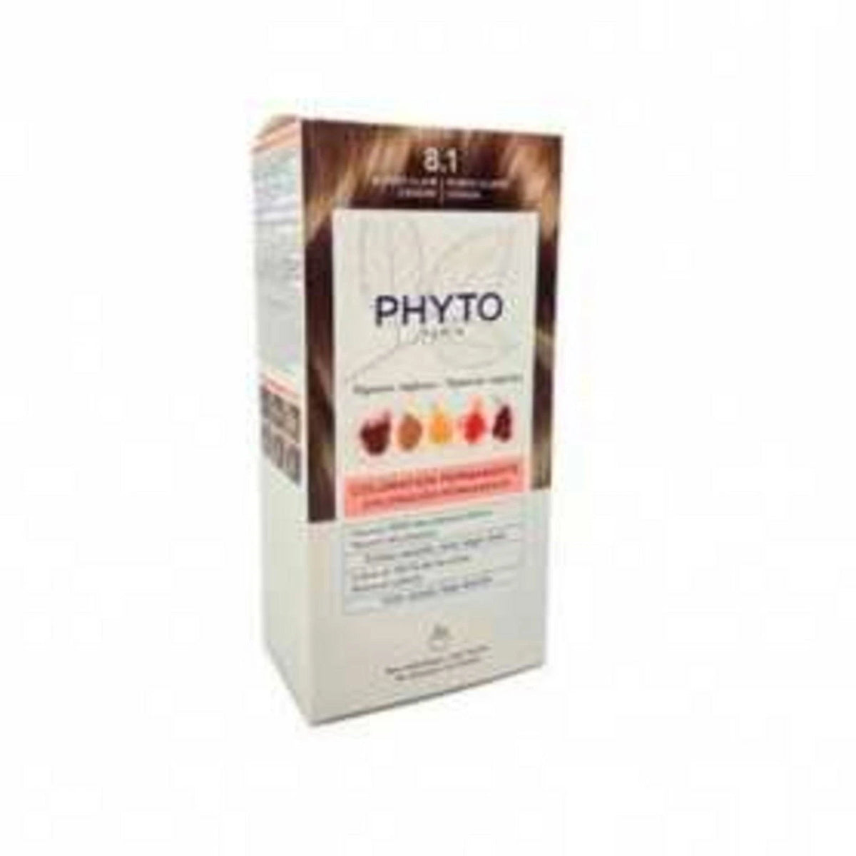 Phyto, Color, Permanent hårfarve, 8.1 Lyseblond Ask, 50 ml
