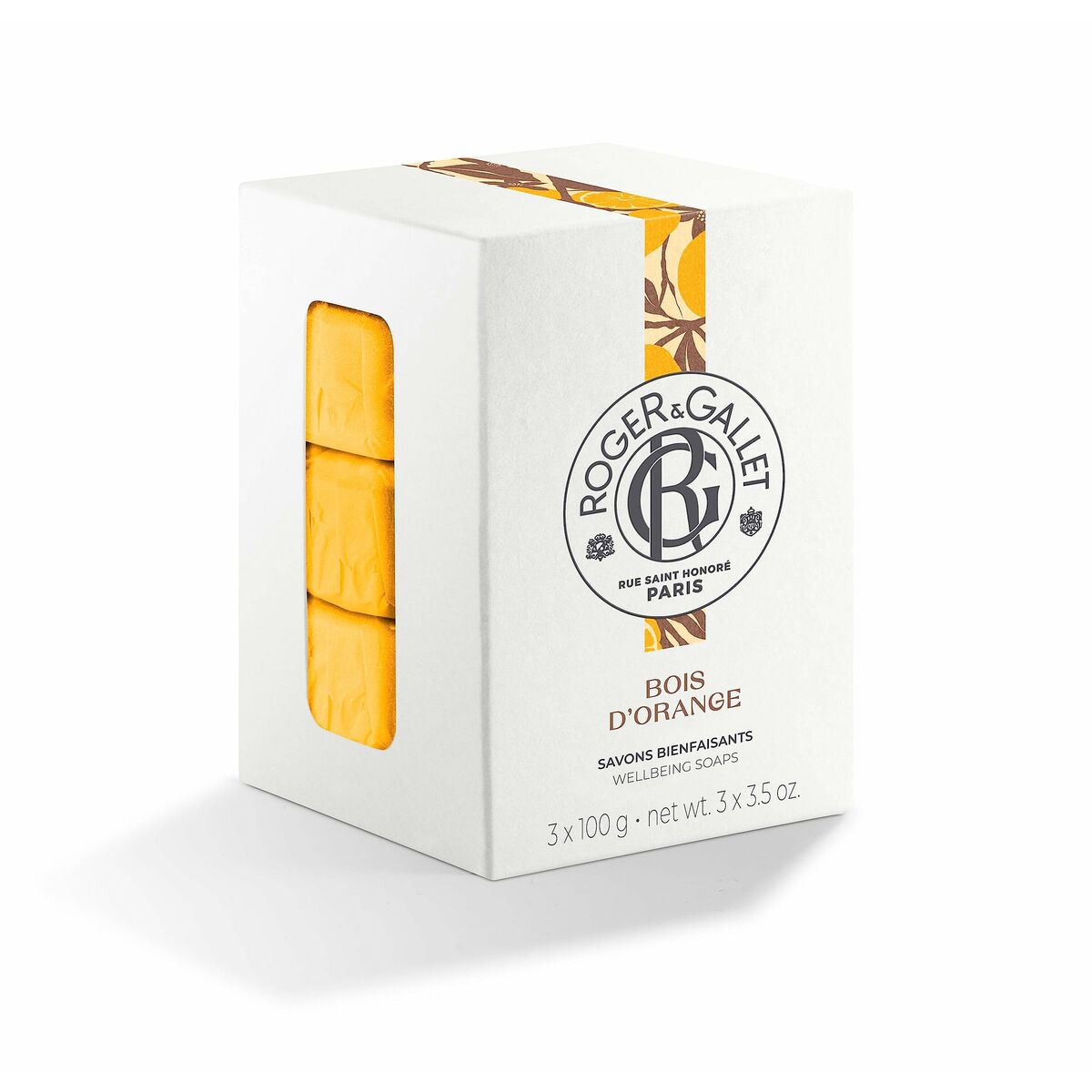 Duftsæbe Roger & Gallet 3 Enheder 100 g produktemballage