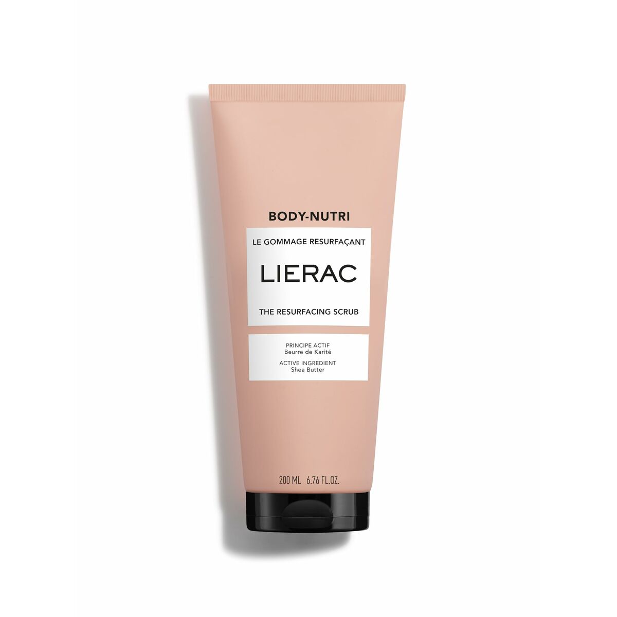 Body Exfoliator Lierac BODY-NUTRI 200 ml Regenererende produktemballage